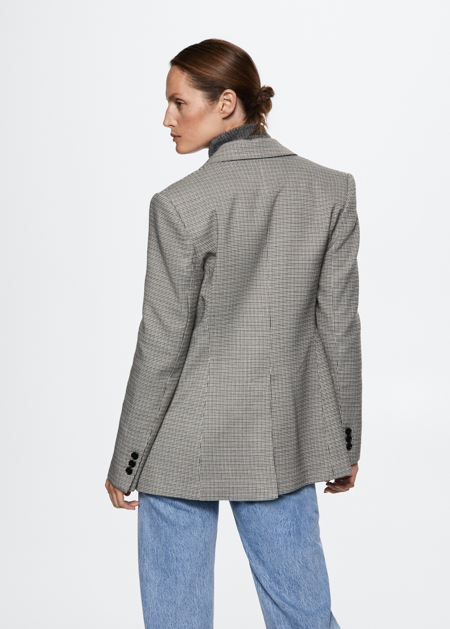 Veste pied-de-poule - Verso de l’article