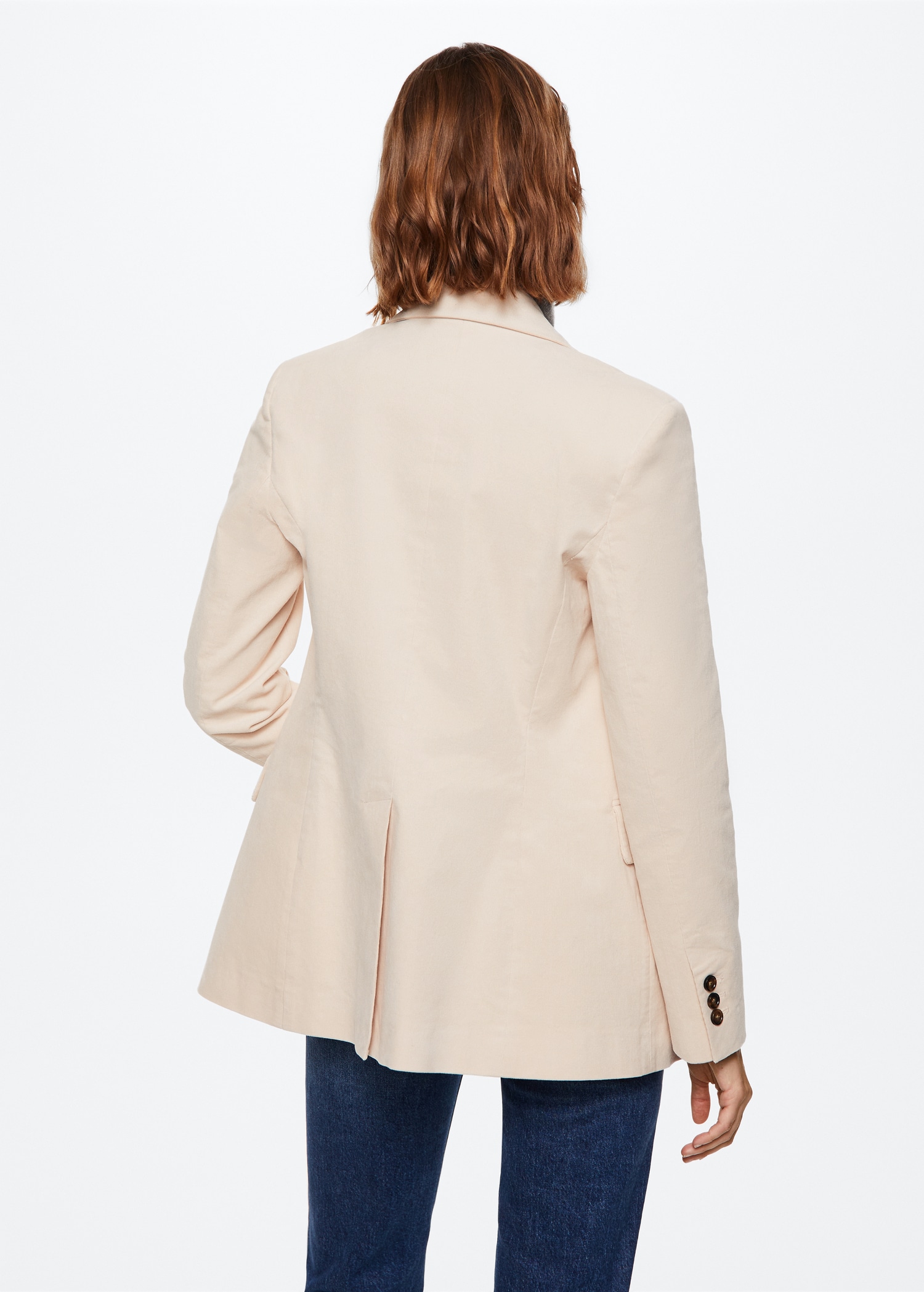 Veste costume velours côtelé Femme MANGO France (La Réunion)