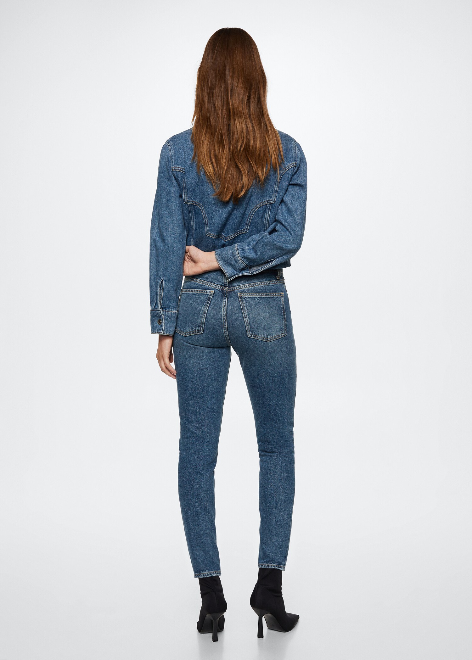 Decorative seam jeans - Reverse of the article