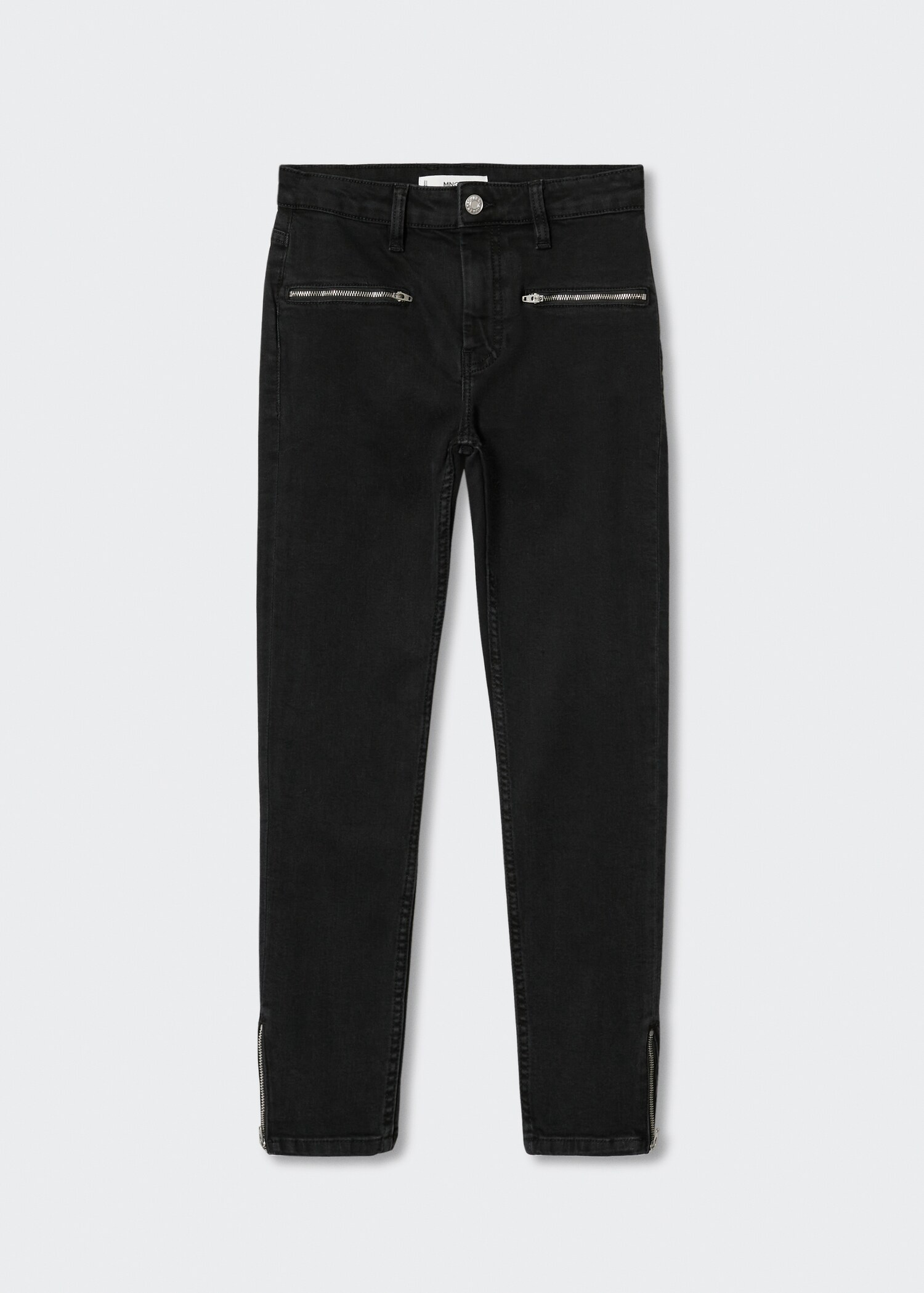 Jeans skinny estilo biker - Artículo sin modelo