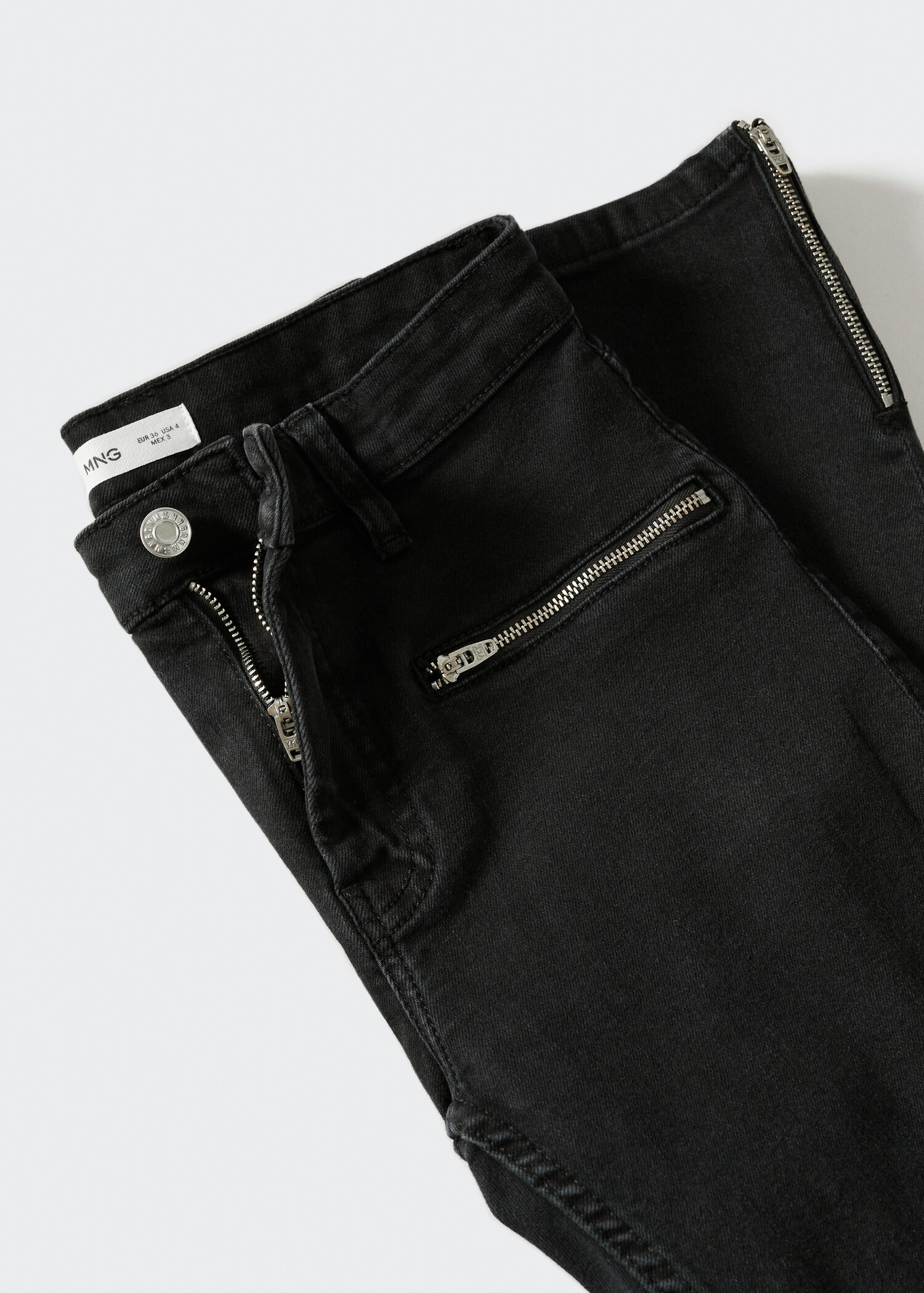 Jeans skinny estilo biker - Detalle del artículo 8