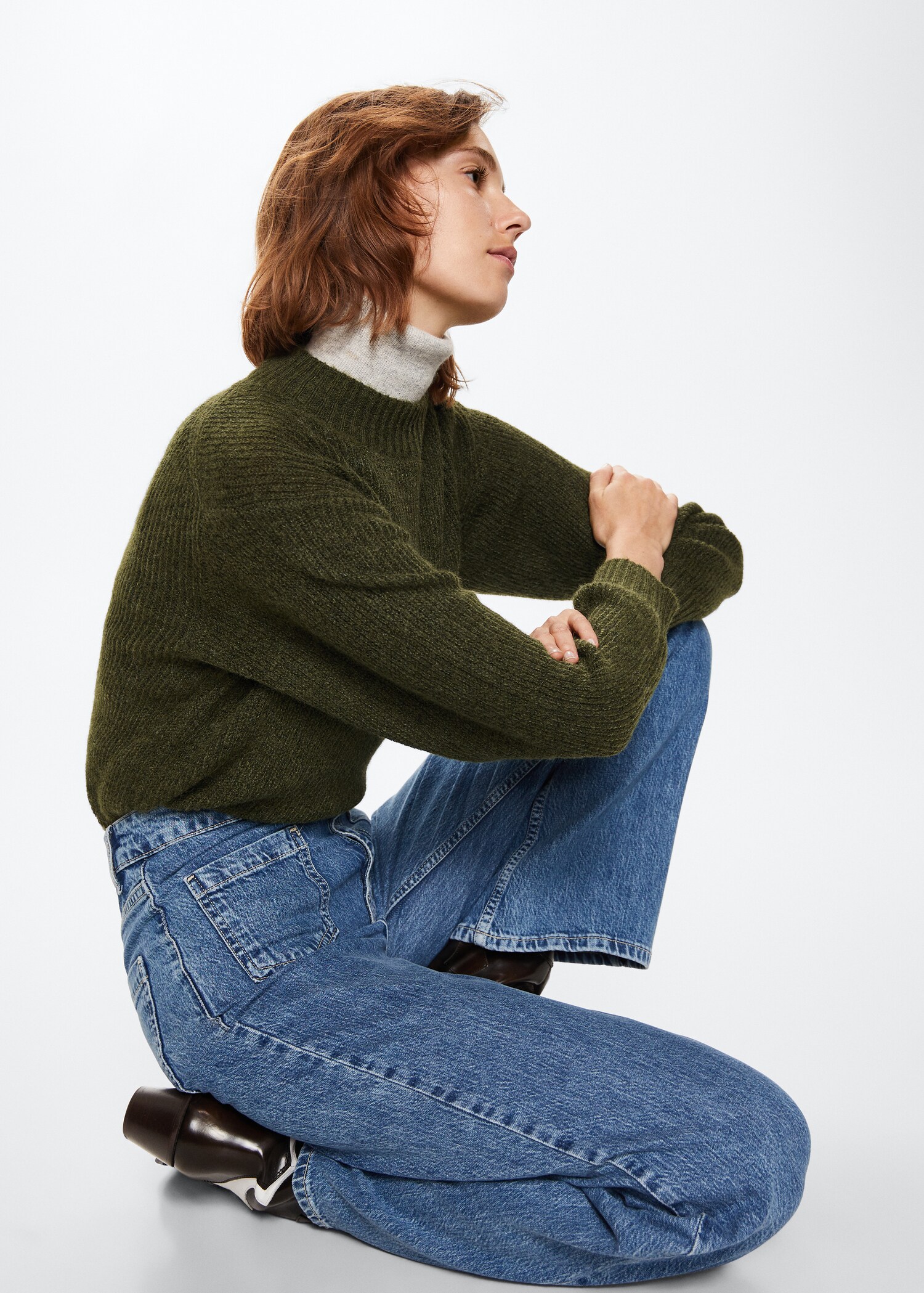 Wide-leg jeans with pockets - Details of the article 2