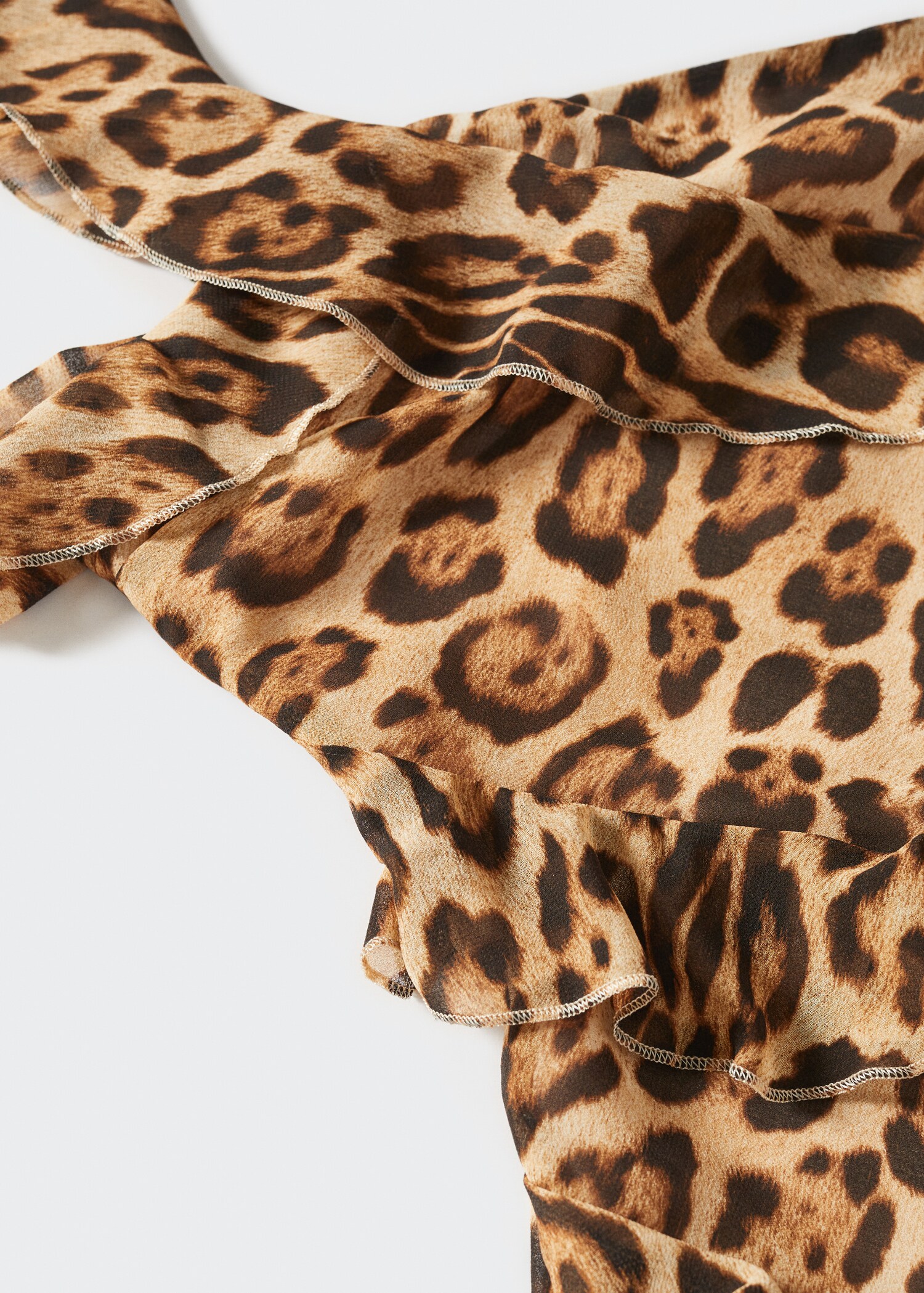 Leopard-print fluid dress - Details of the article 8