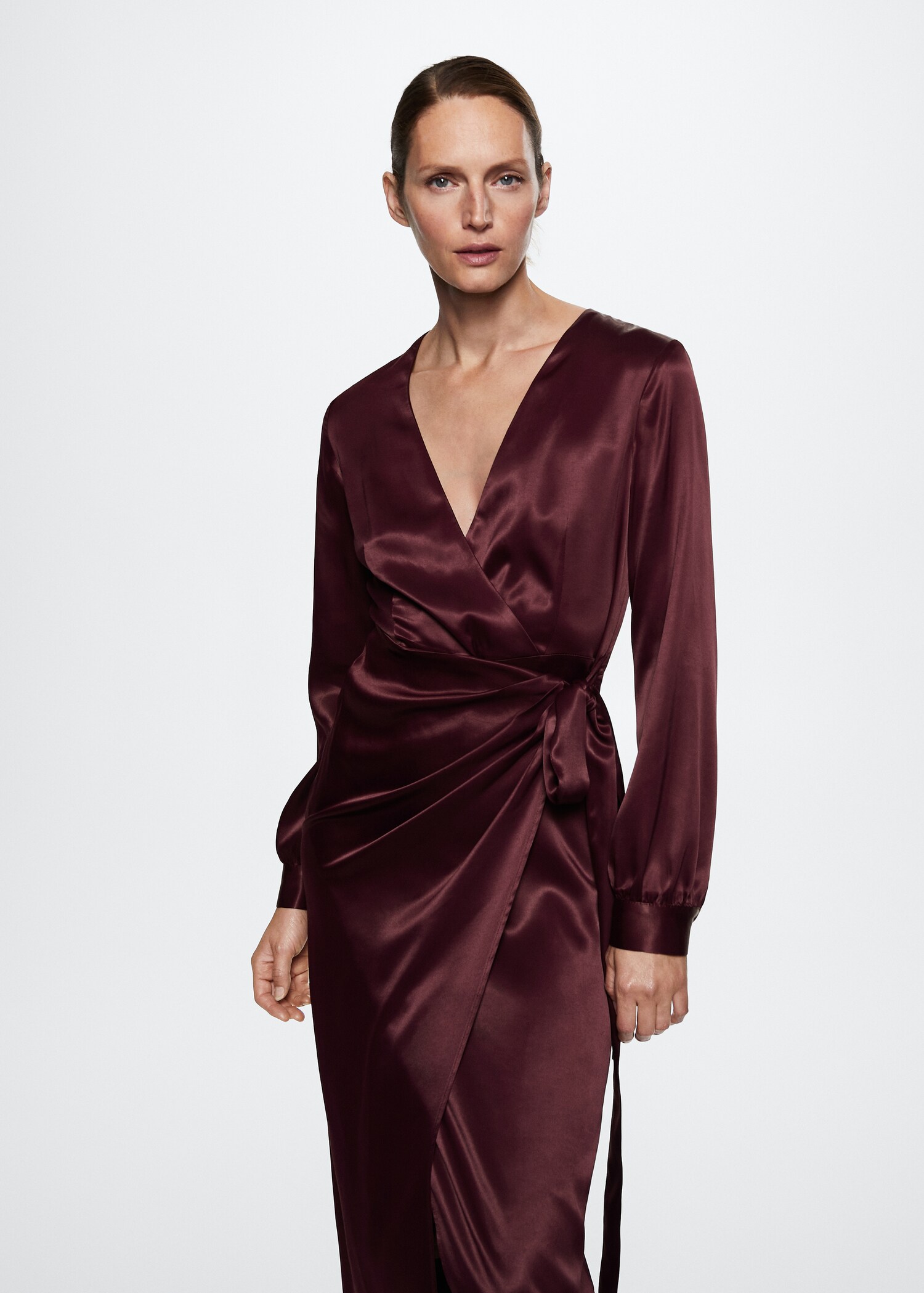Bow wrap dress - Medium plane