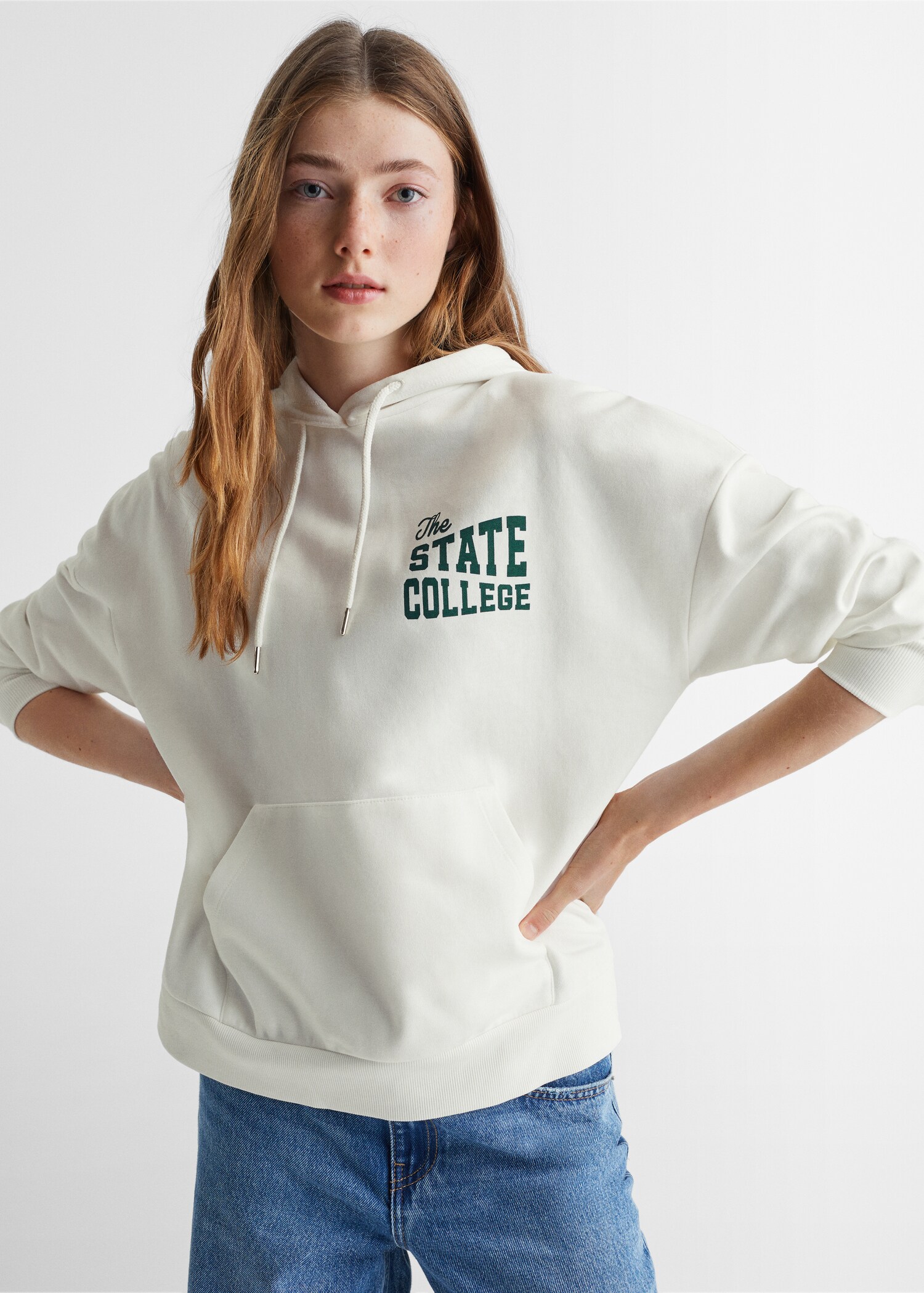 Baumwoll-Hoodie - Mittlere Ansicht