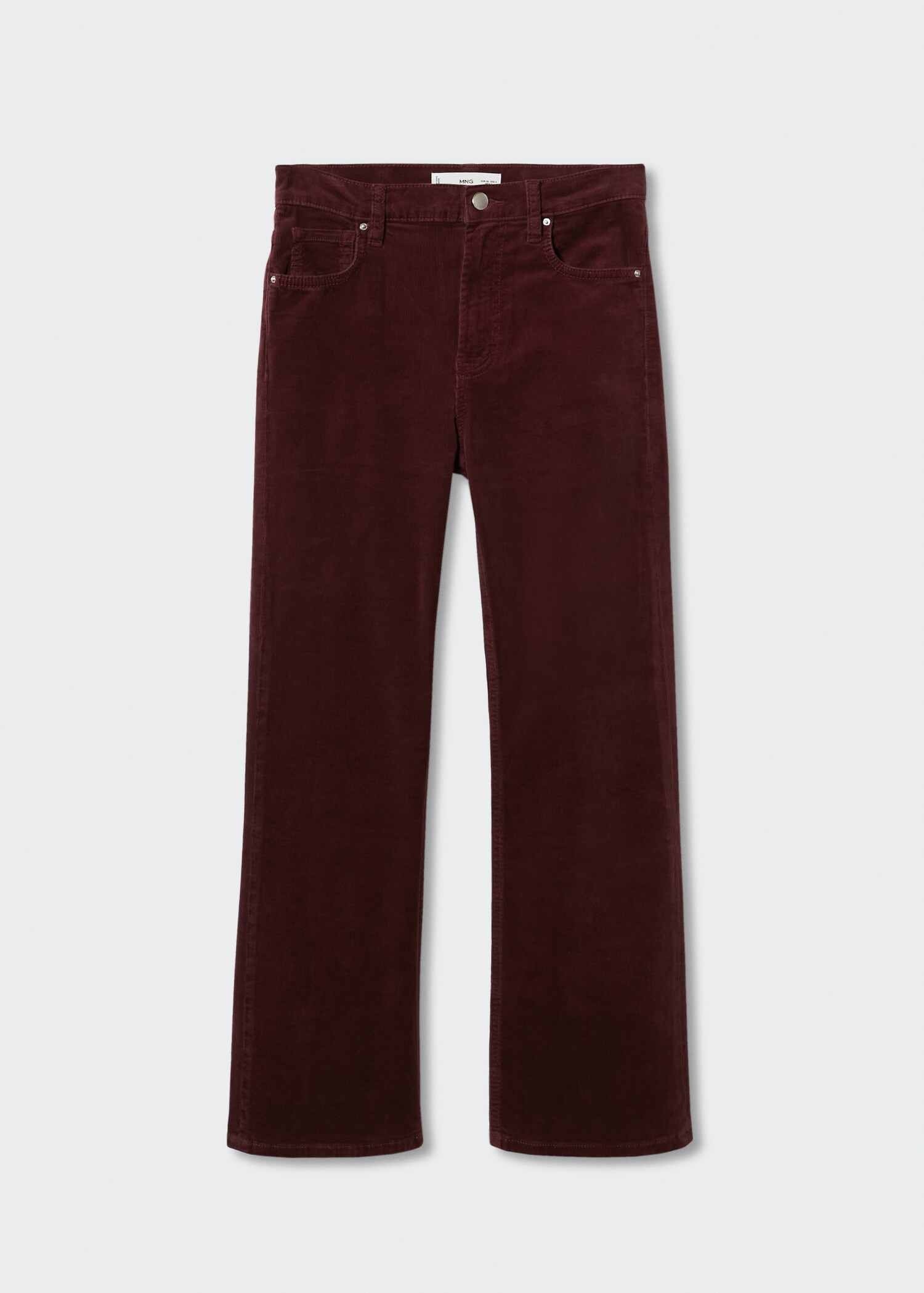 Джинсы bootcut из вельвета - Изделие без модели
