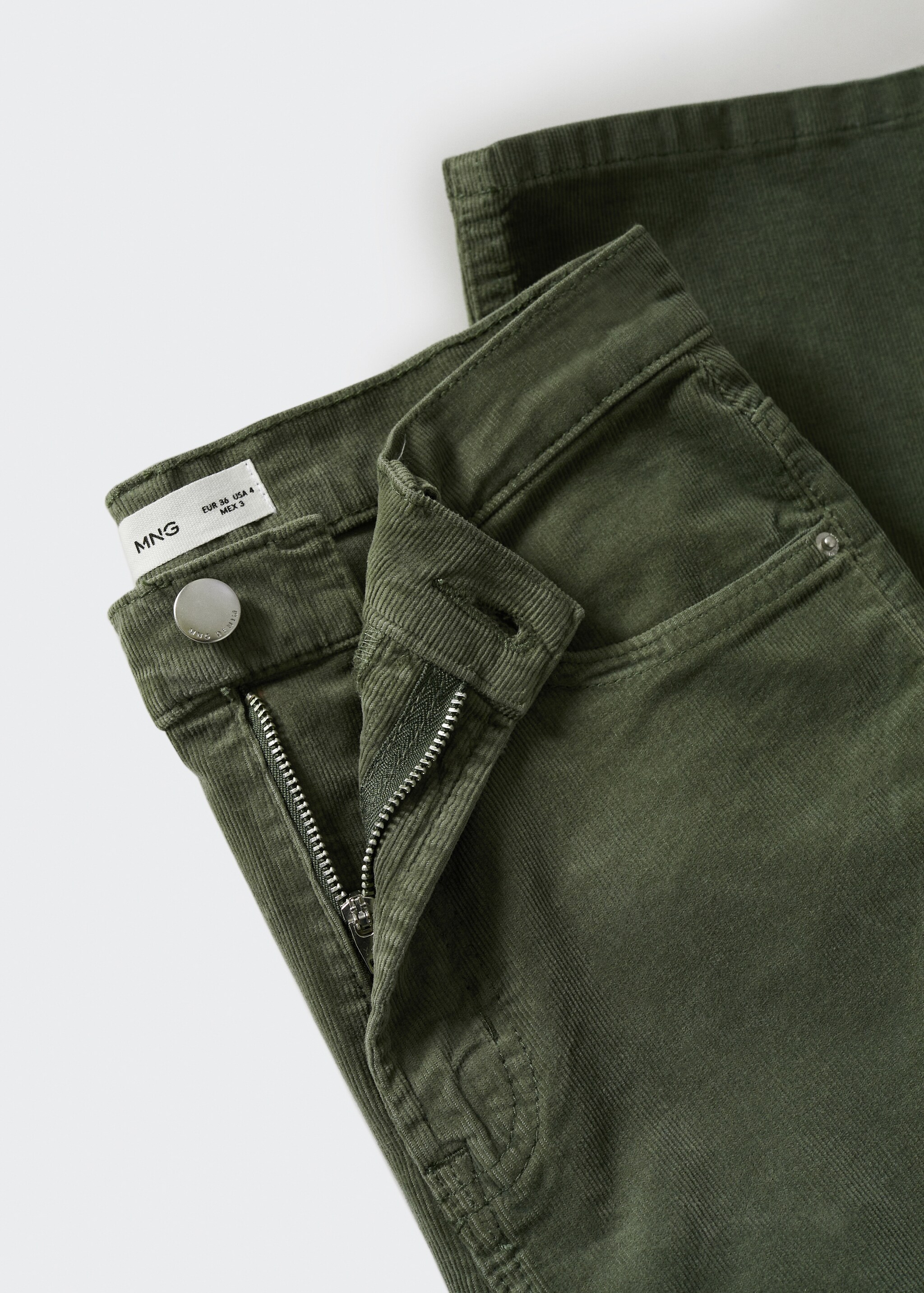 Corduroy bootcut jeans - Details of the article 8
