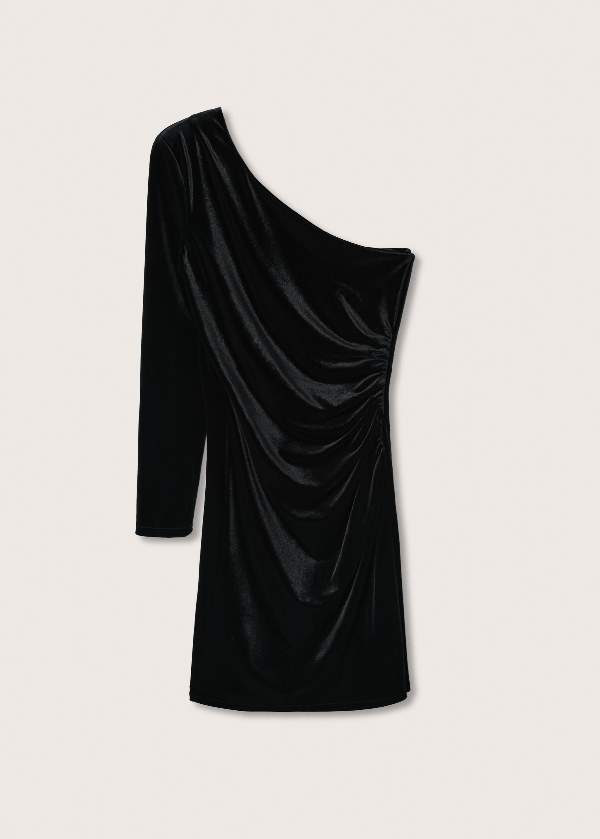 Asymmetric velvet dress - Article without model