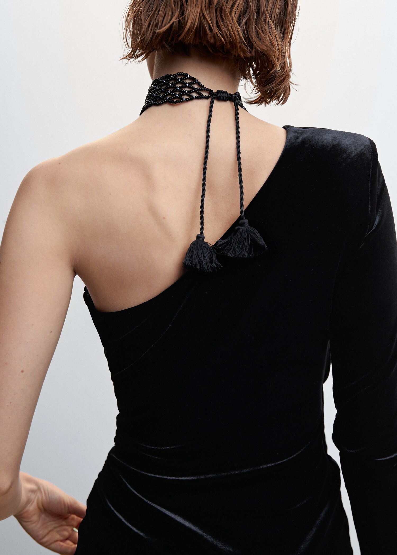 Robe asymétrique velours - Détail de l'article 7