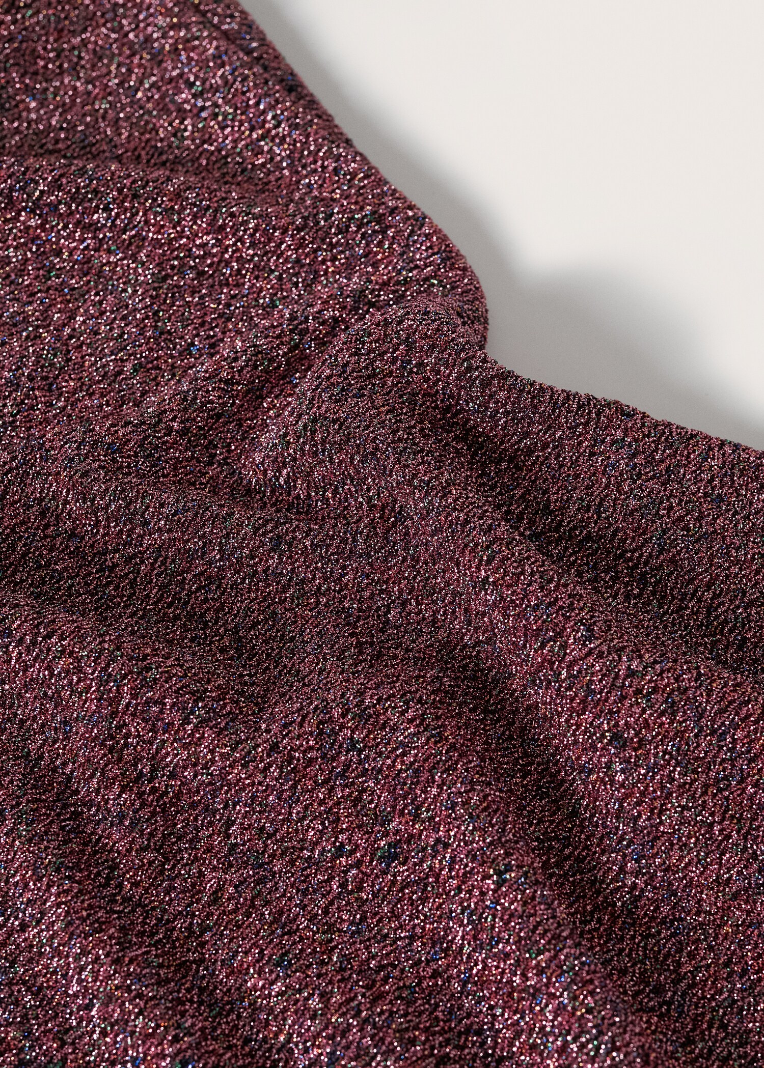 Shiny textured dress - Details of the article 8