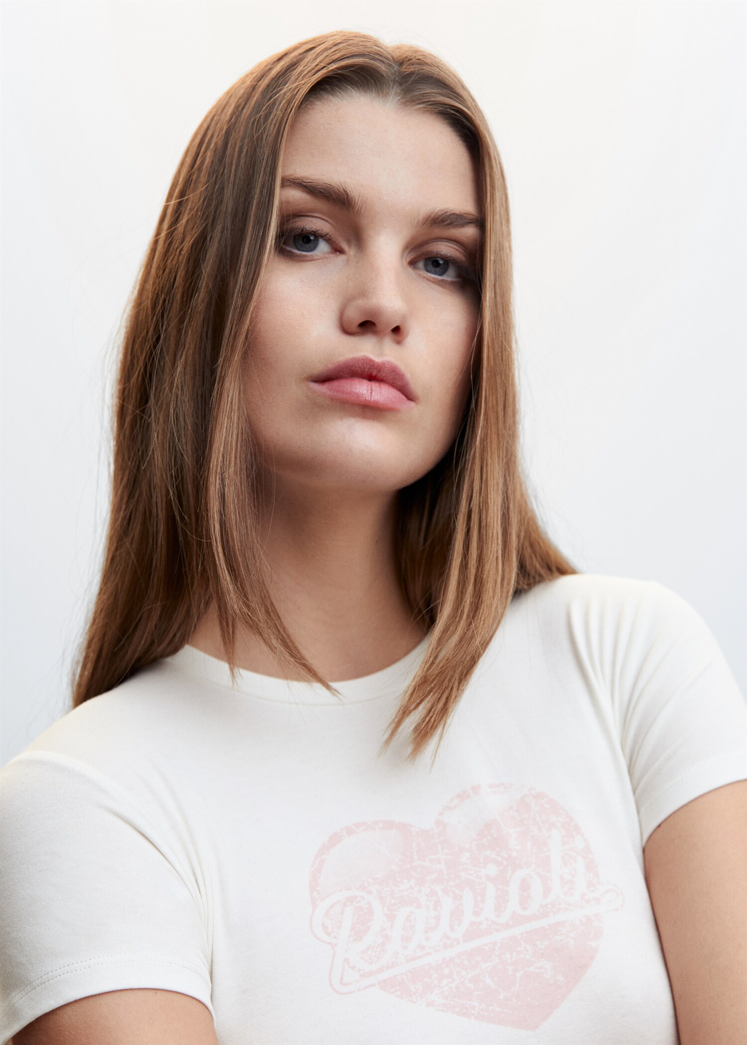 Printed message T-shirt - Details of the article 1