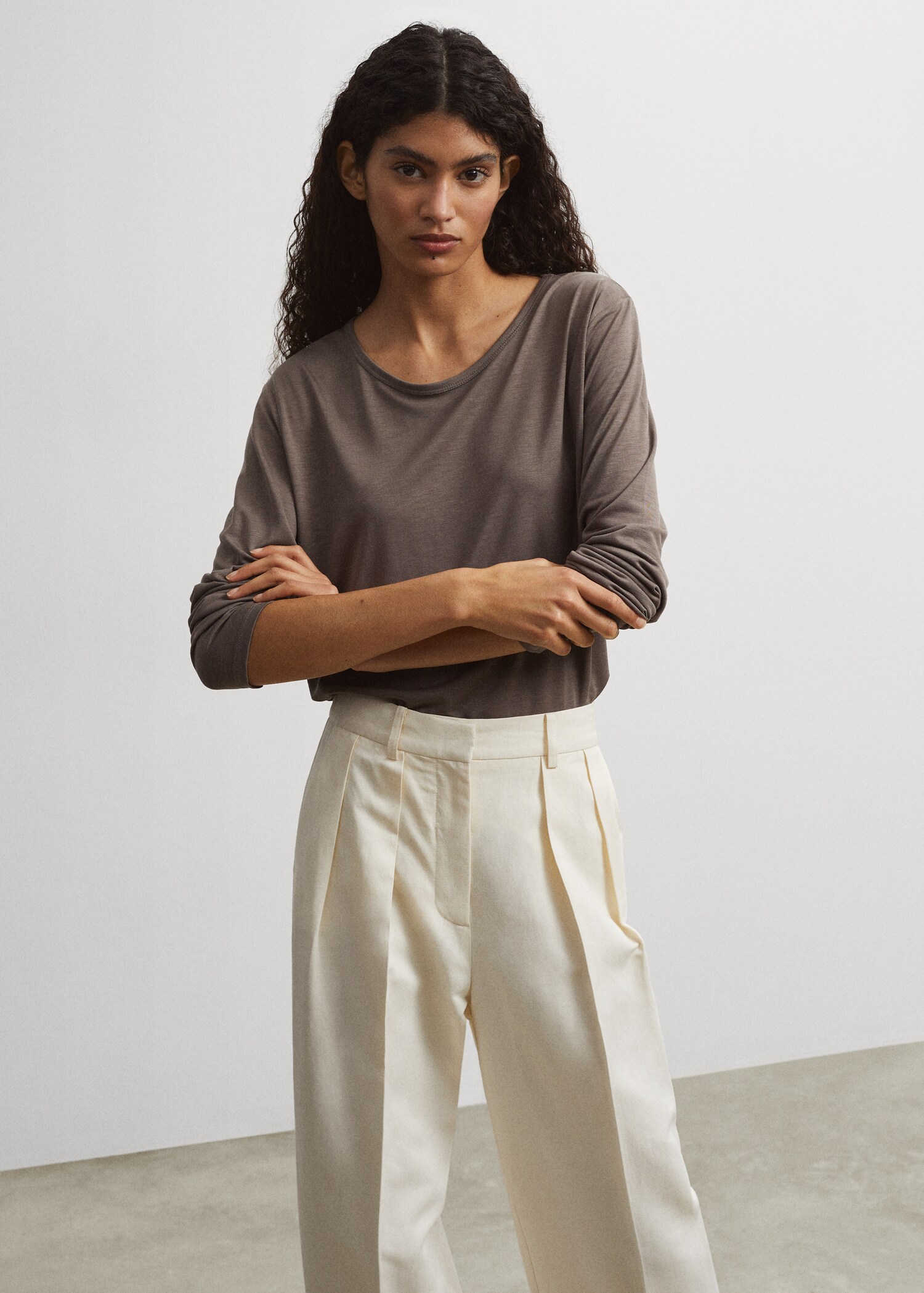Long-sleeved t-shirt - Medium plane