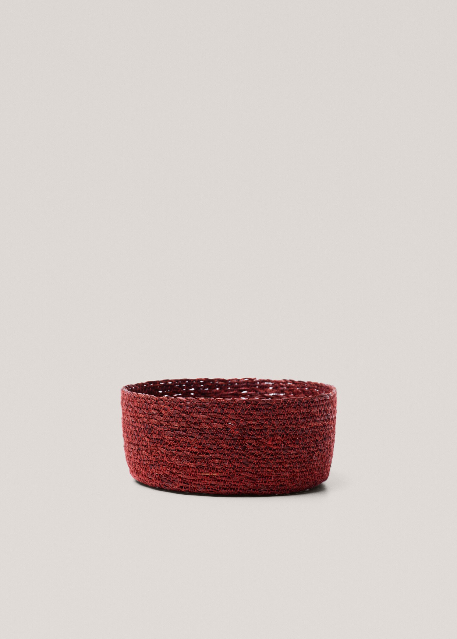 Cesta redonda 100% totora - Artículo sin modelo