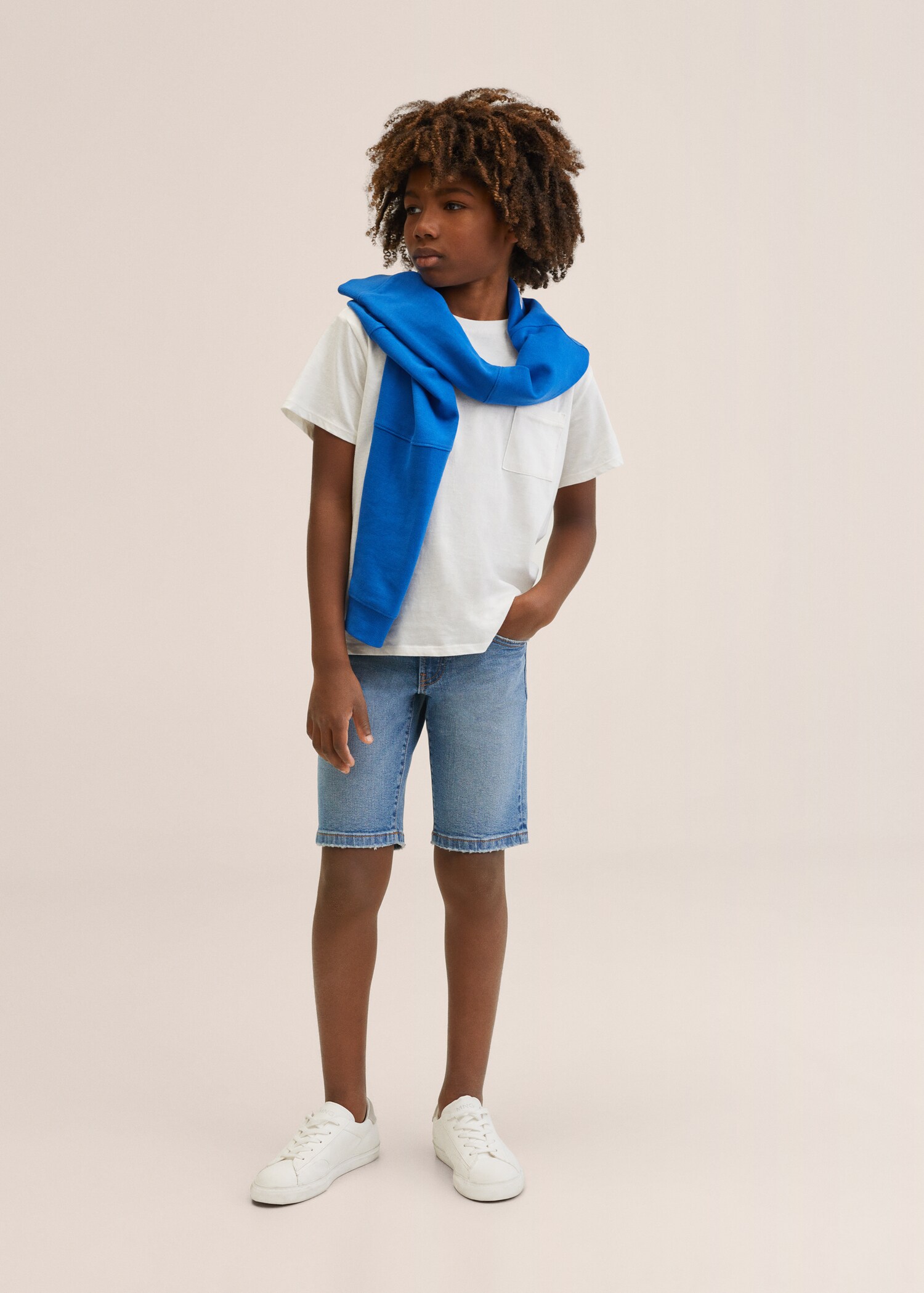 Jeans-Bermudashorts - Mittlere Ansicht