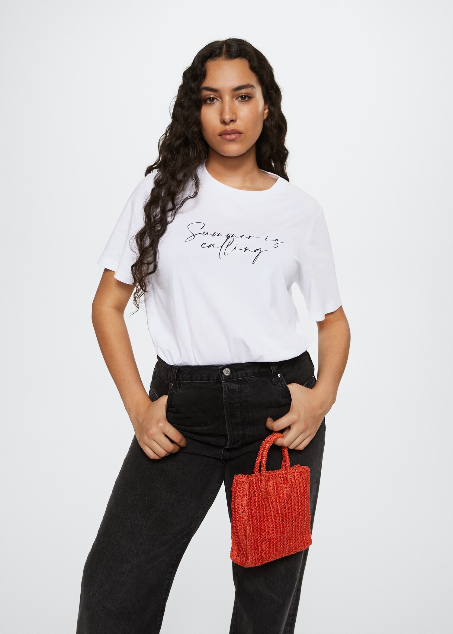 Katoenen T-shirt met boodschap - Detail van het artikel 4