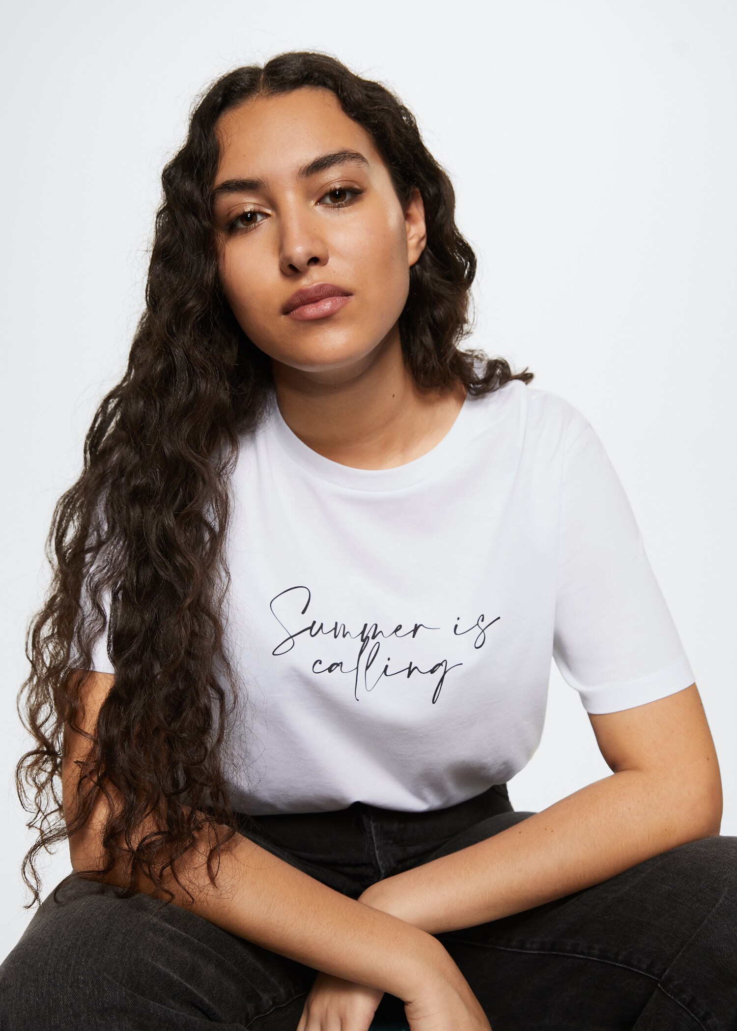 Katoenen T-shirt met boodschap - Detail van het artikel 5