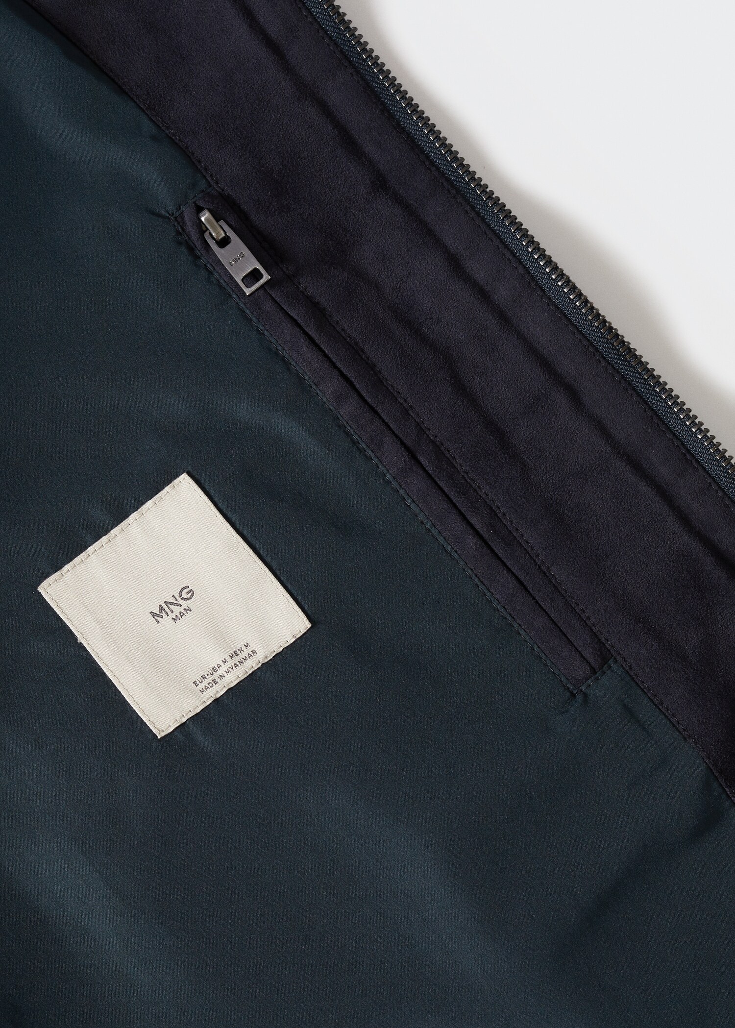 Suede effect jacket - Details of the article 8