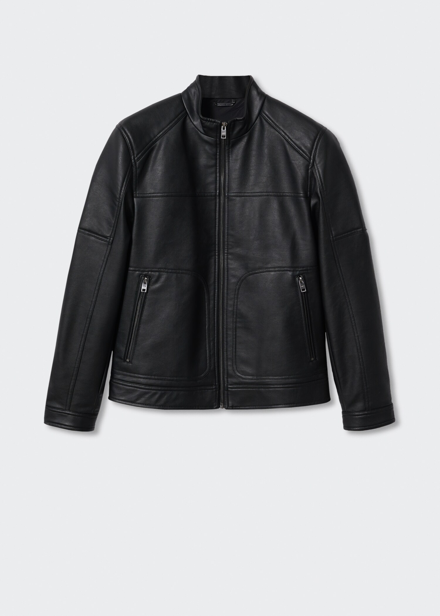 Faux-leather jacket - Article without model