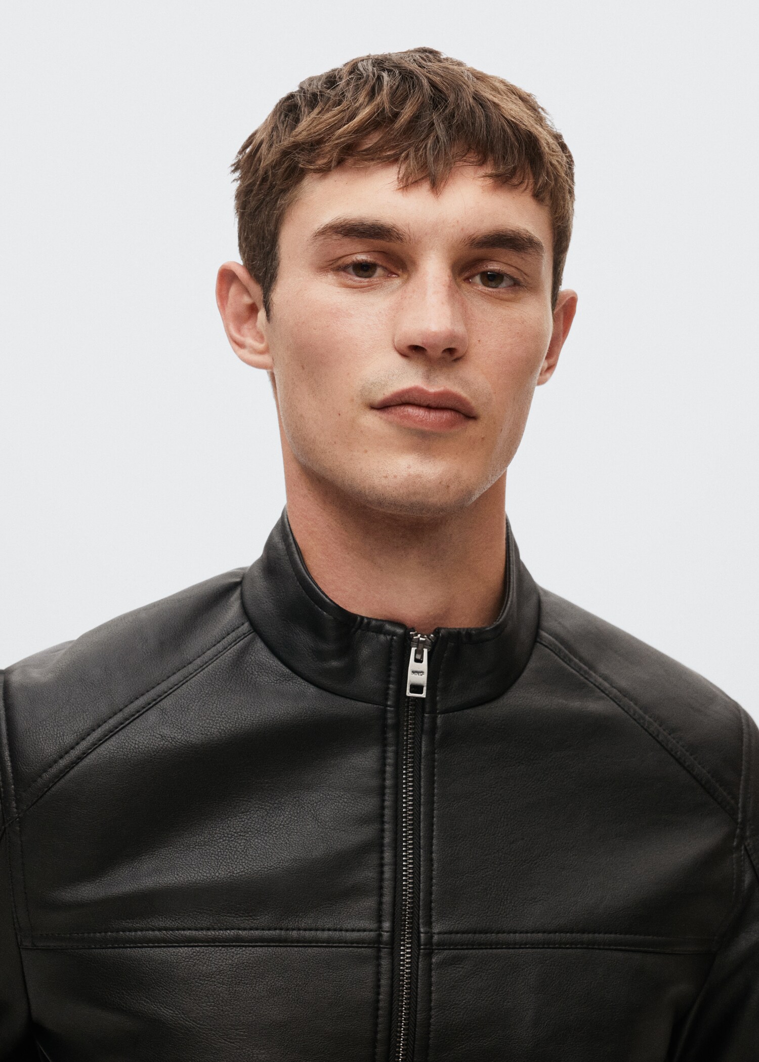 Faux-leather jacket - Details of the article 1