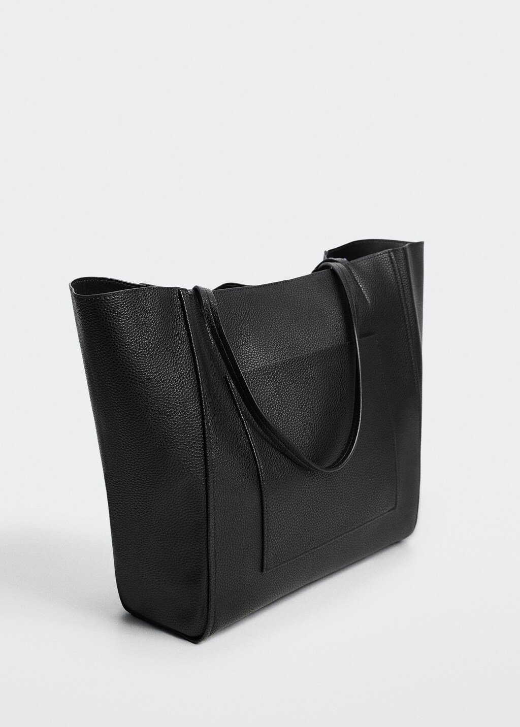 Mango black shopper bag hot sale