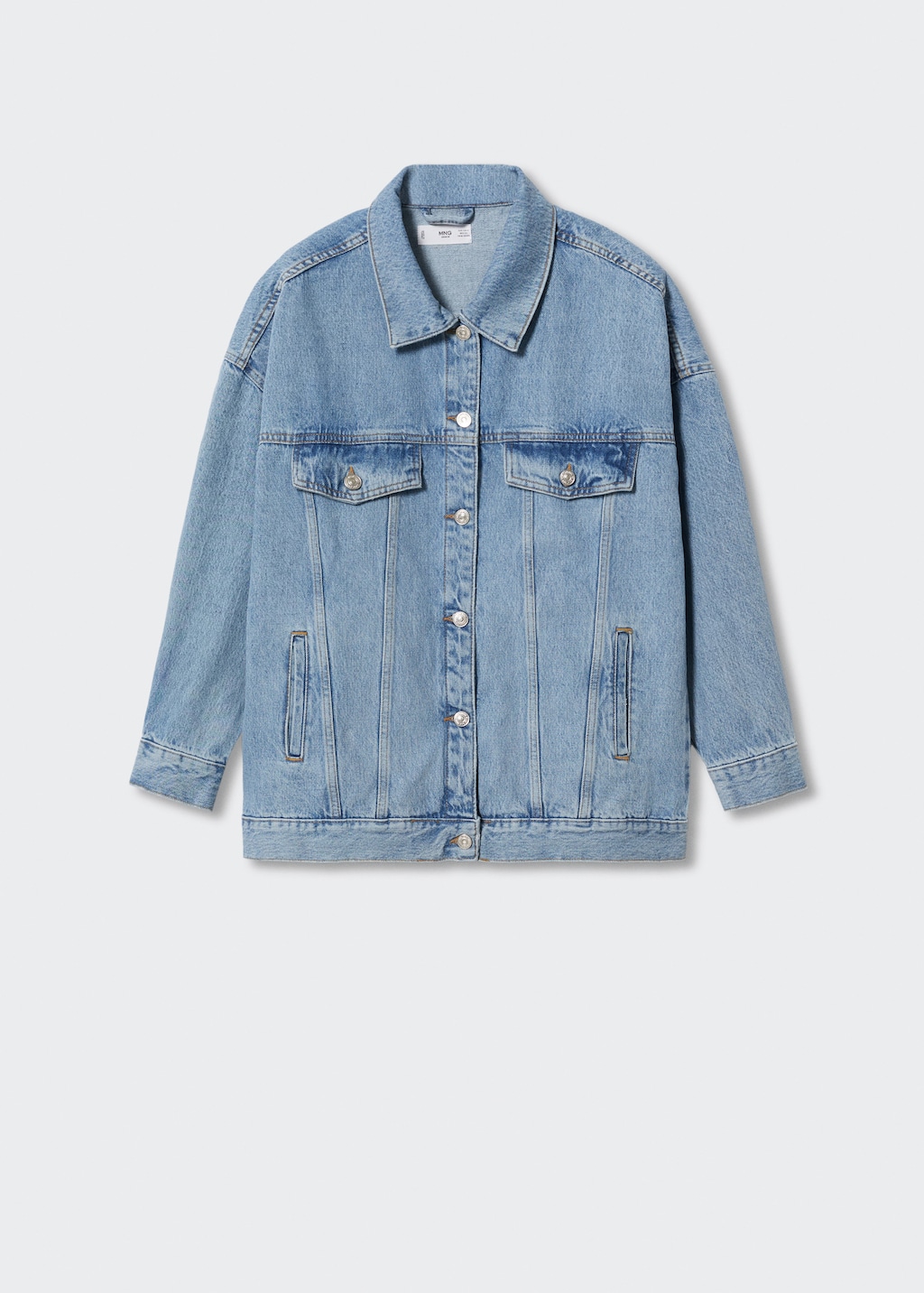 Blouson jean femme oversize sale