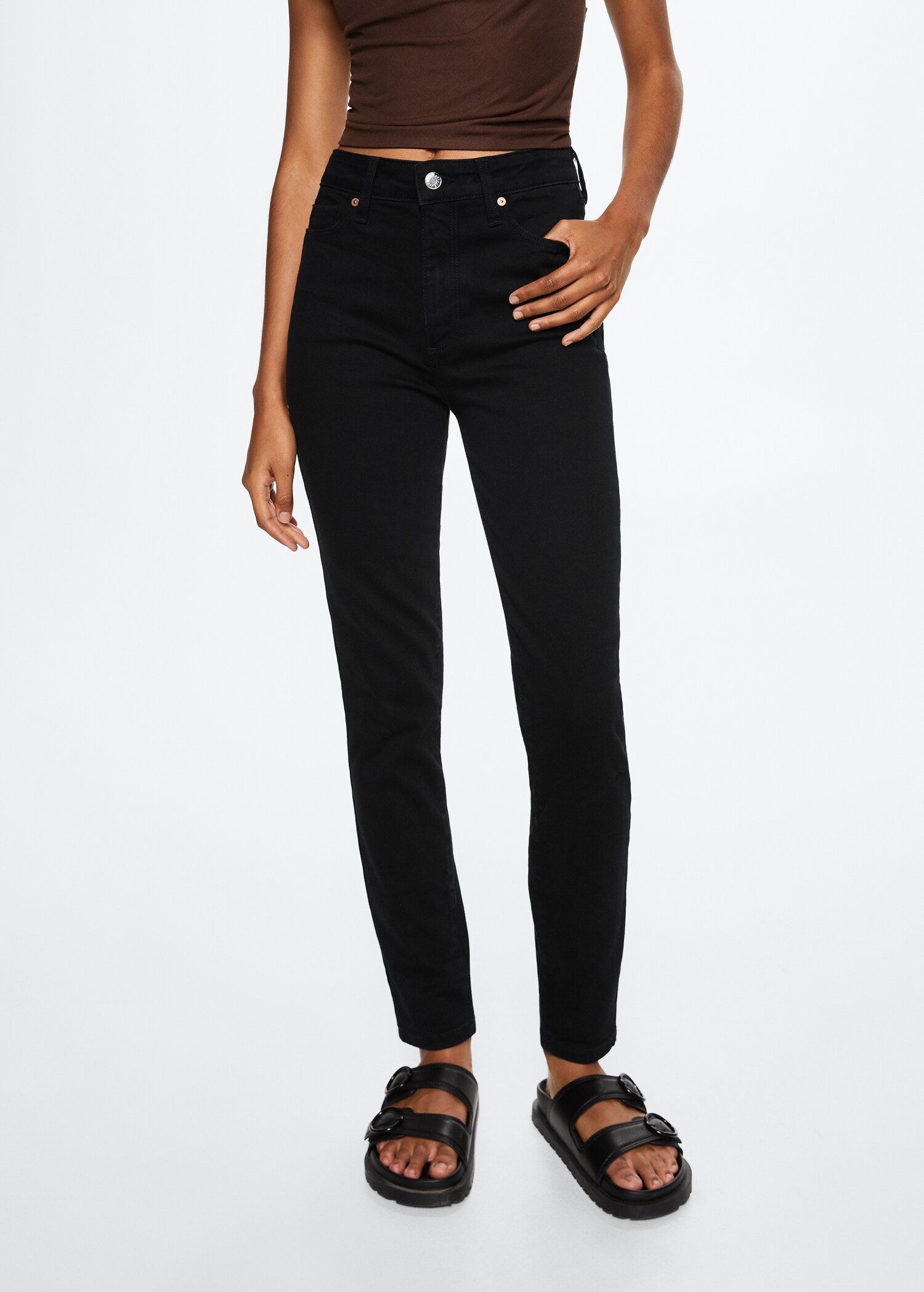 High-rise skinny jeans - Medium plane