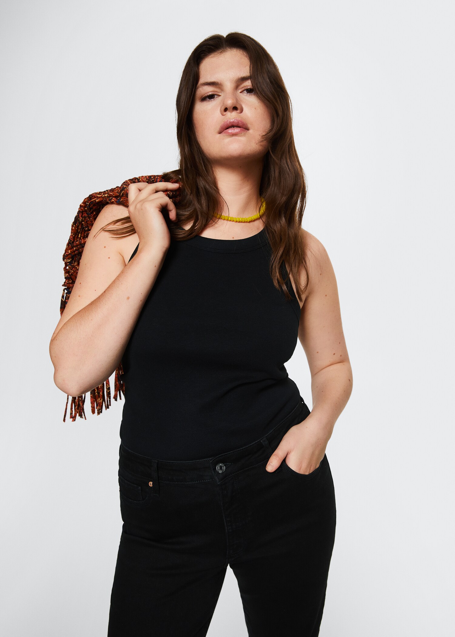 High-rise skinny jeans - Details of the article 3