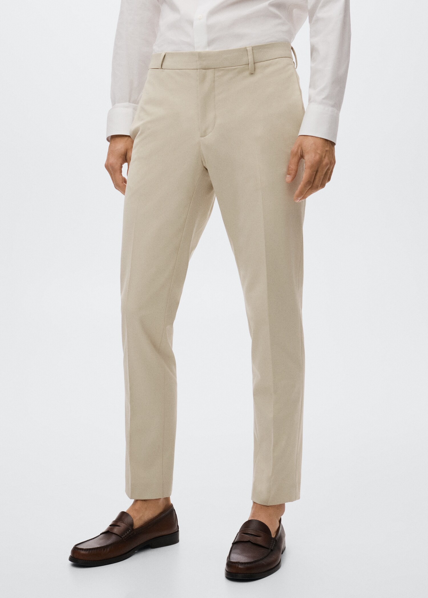Костюмные брюки super slim fit - Средний план