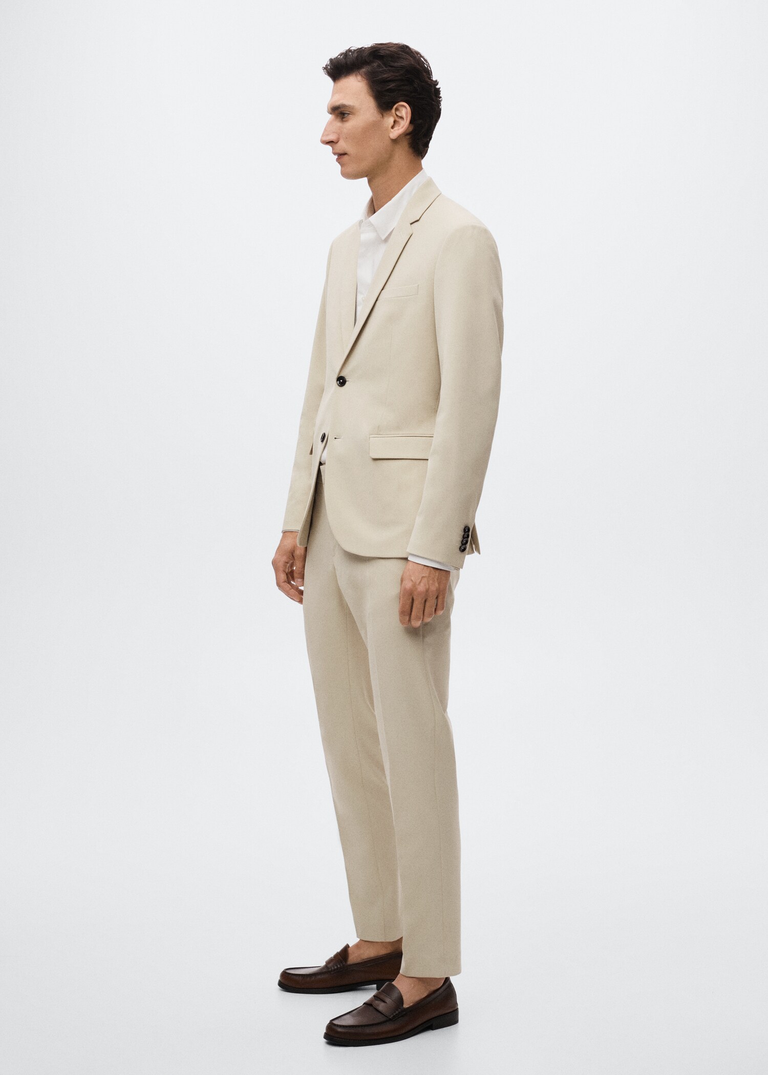 Костюмные брюки super slim fit - Деталь изделия 2