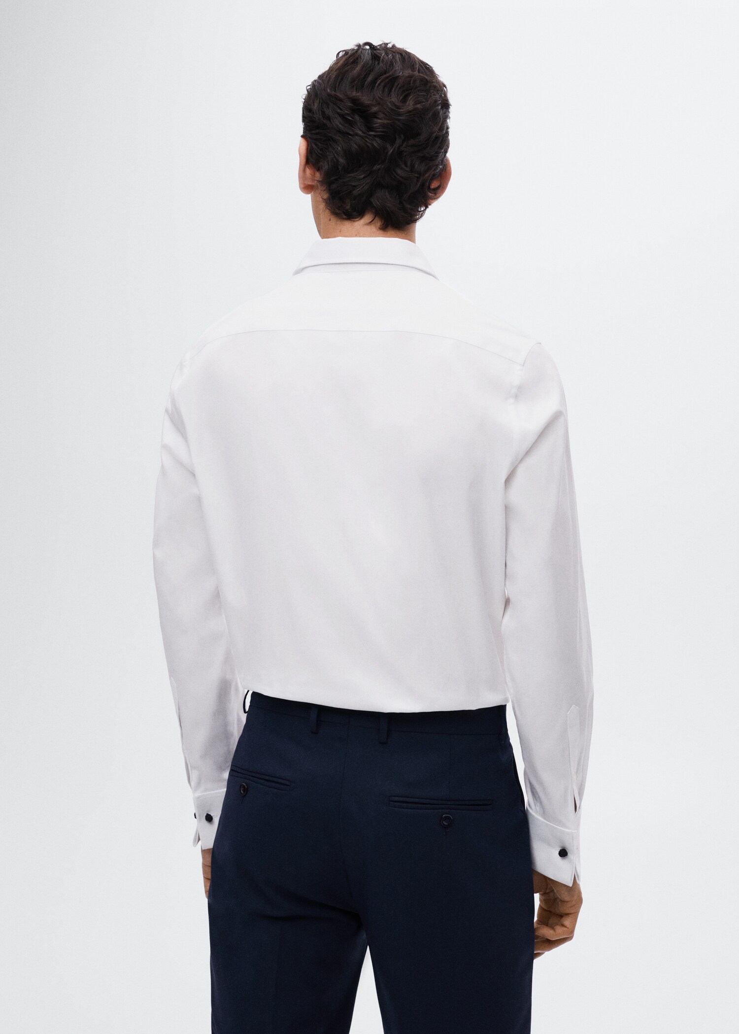 Chemise costume slim fit coton - Verso de l’article