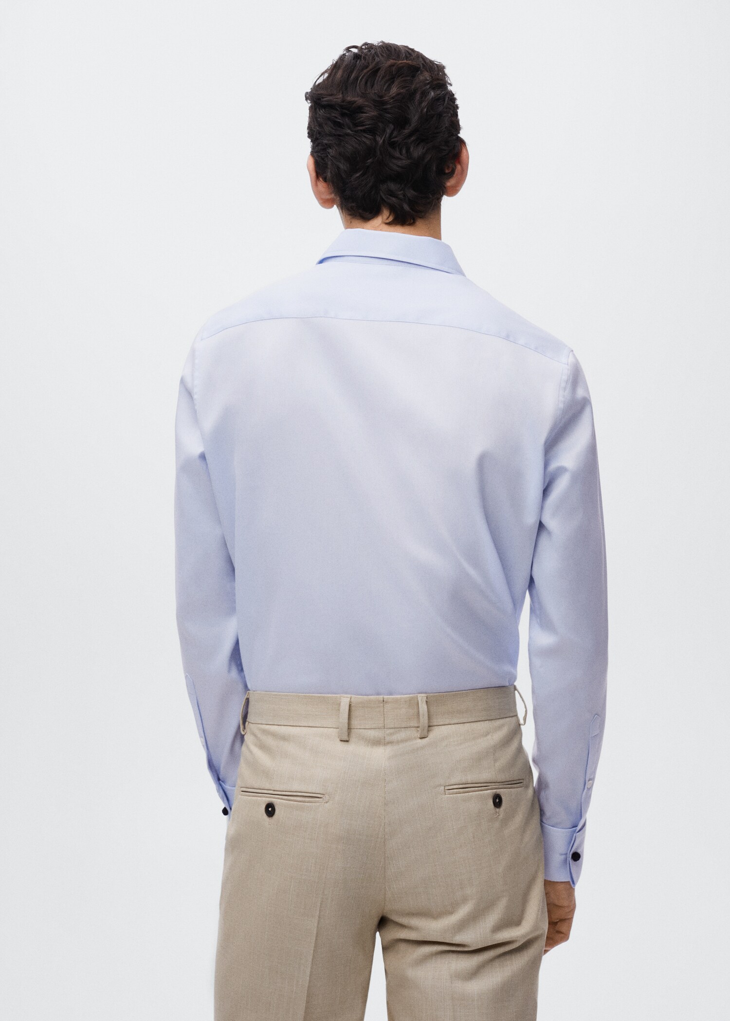 Chemise costume slim fit coton - Verso de l’article