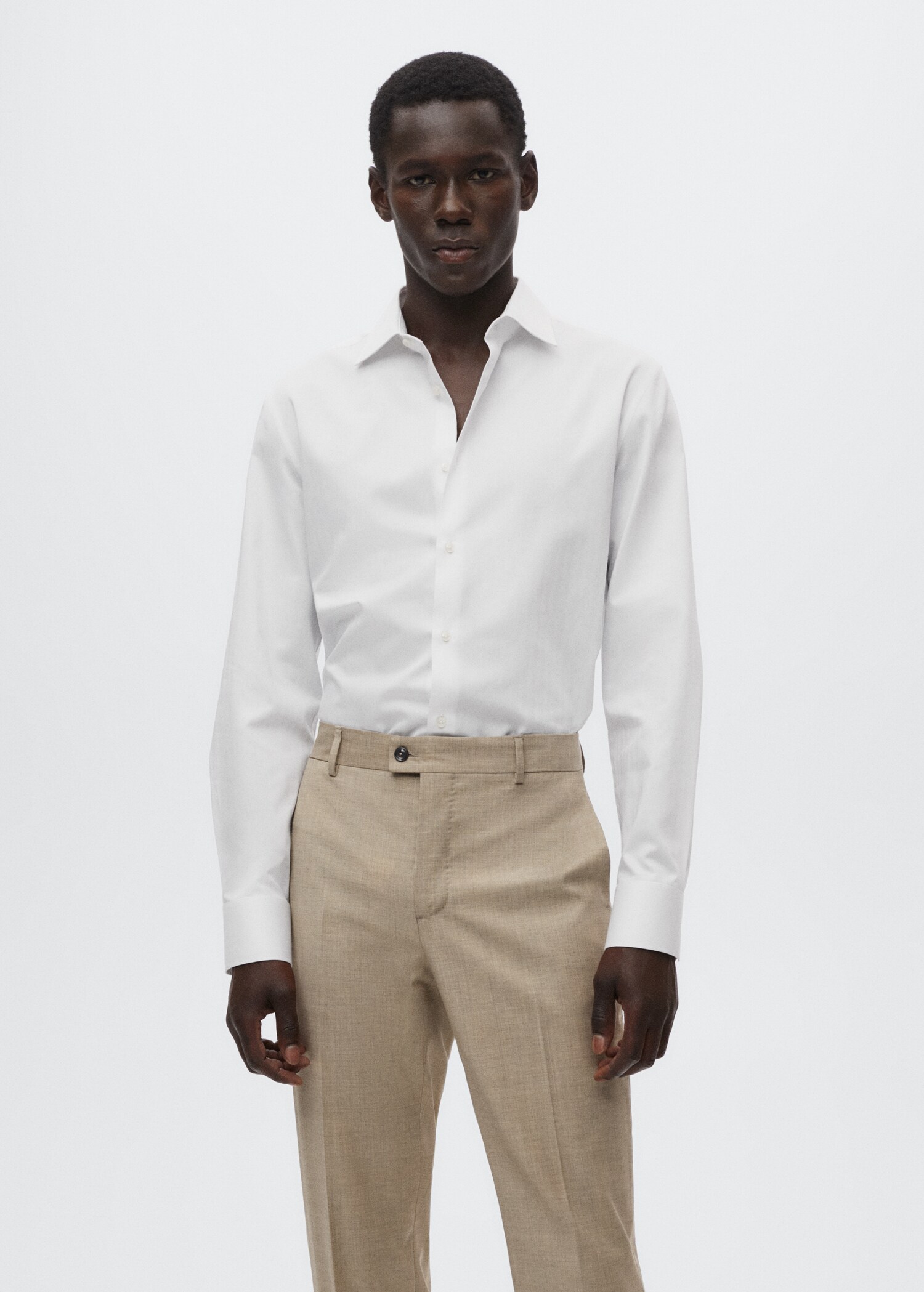 Camicia completo slim fit cotone - Piano medio