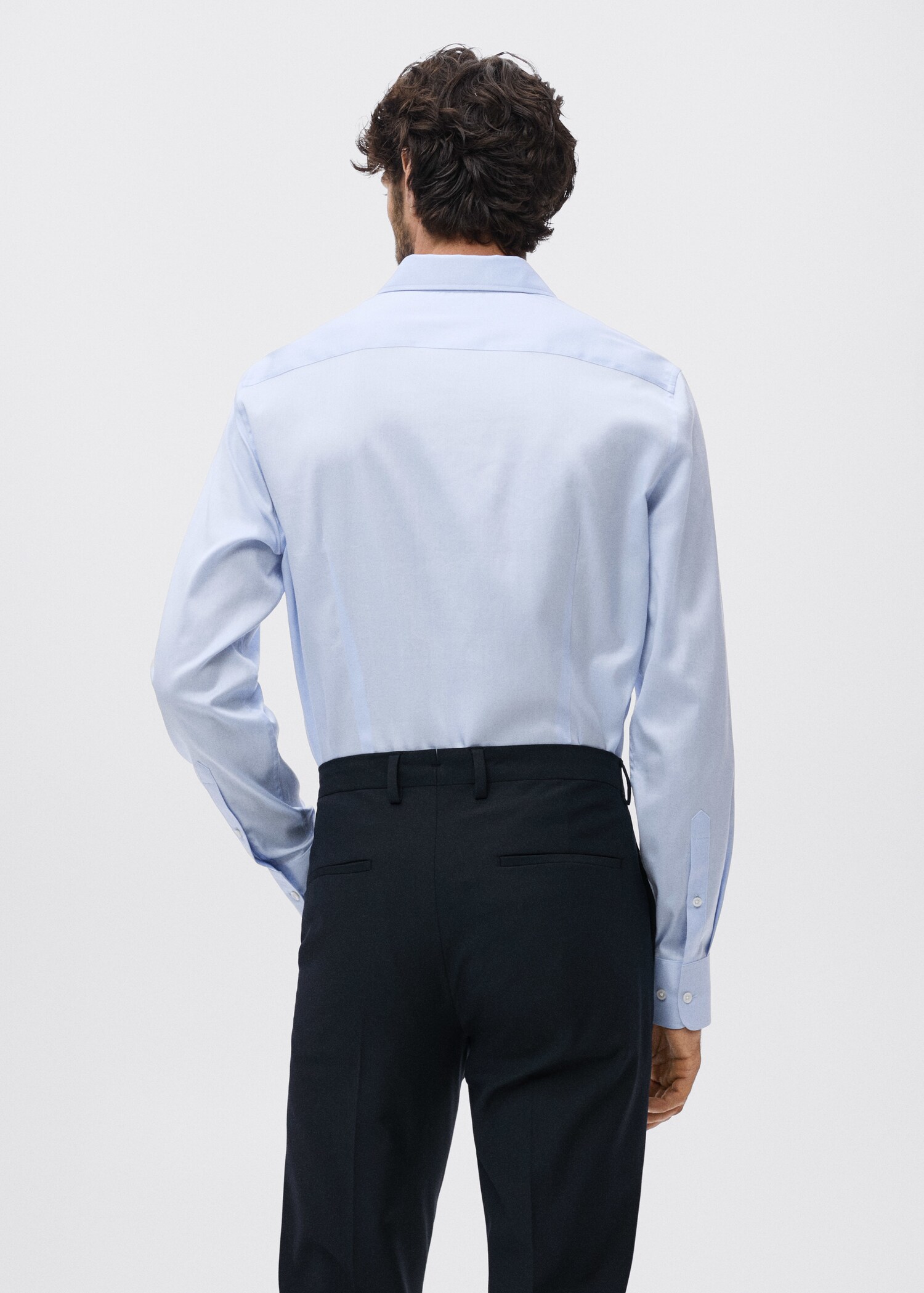 Camisa traje slim fit estructura - Reverso del artículo
