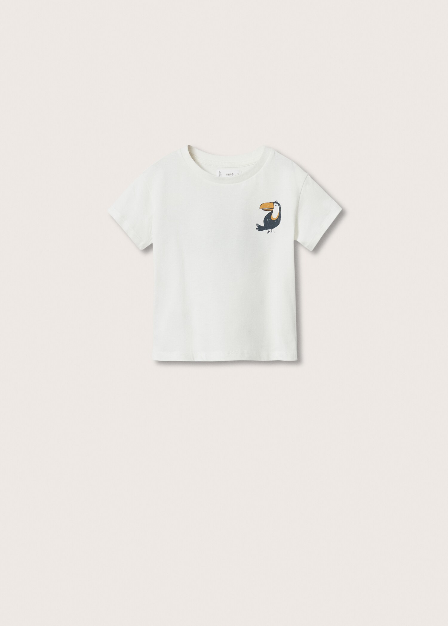 Printed t-shirt on the back - Article without model