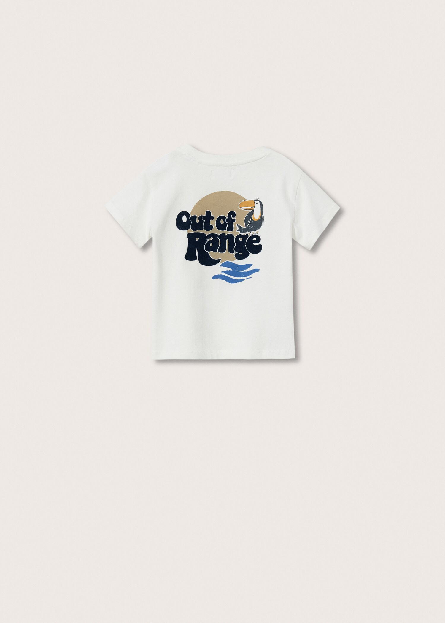 Printed t-shirt on the back - Reverse of the article