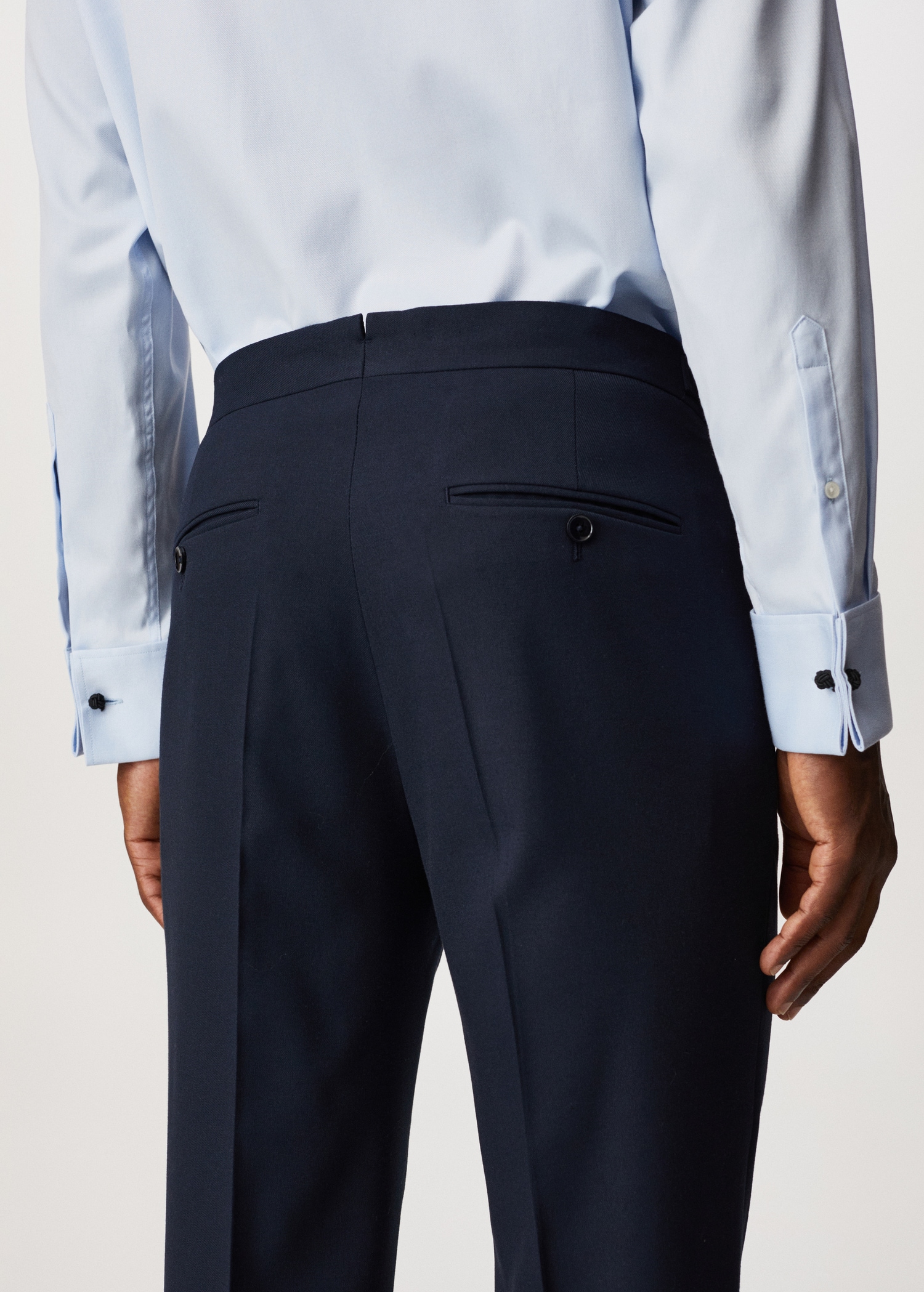Pantalón traje slim fit hebillas - Detalle del artículo 1