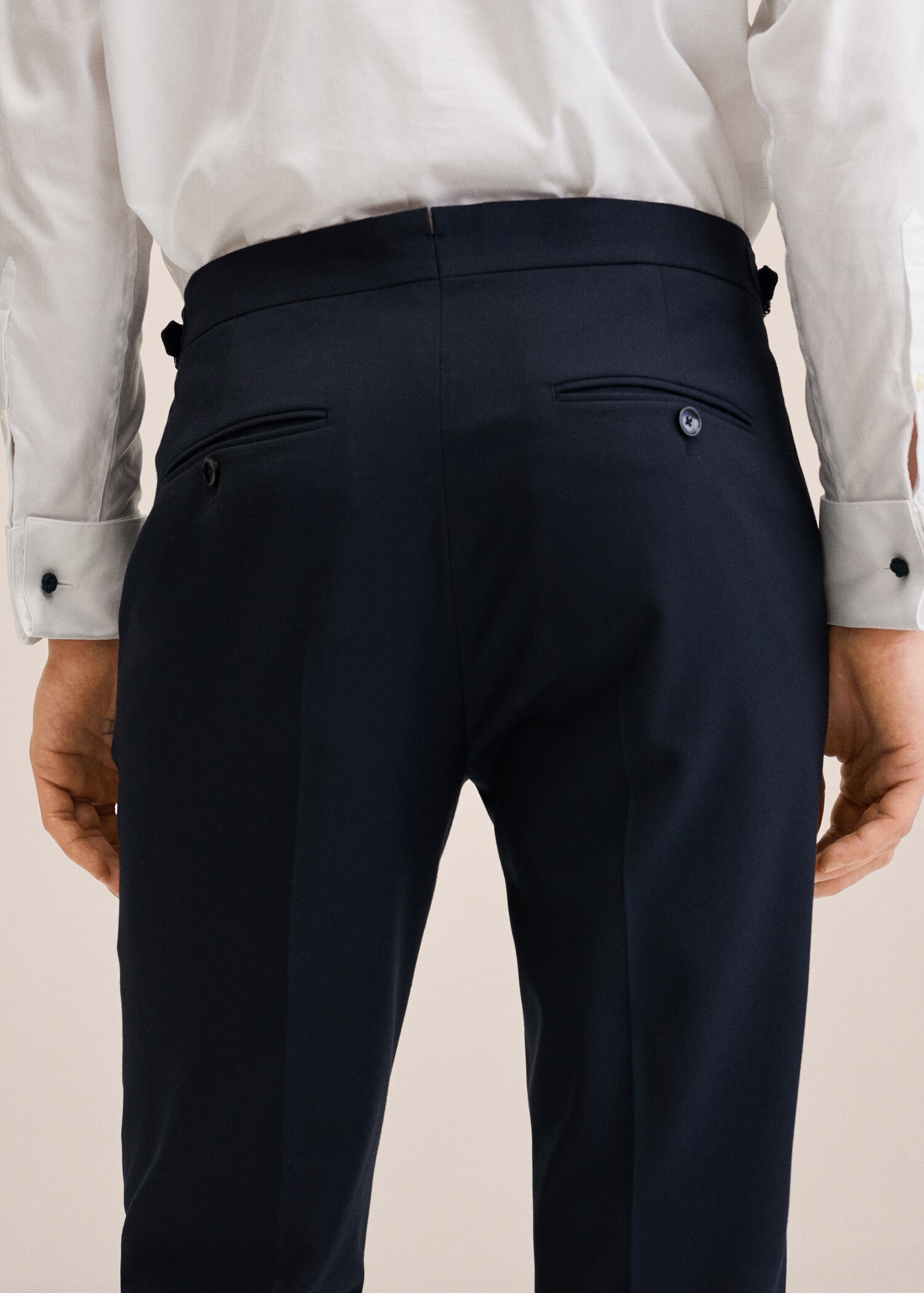 Pantalón traje slim fit hebillas - Detalle del artículo 3