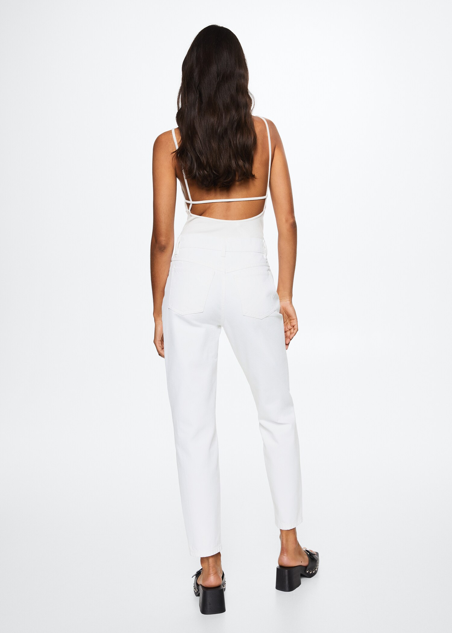 Jean mom taille haute - Verso de l’article