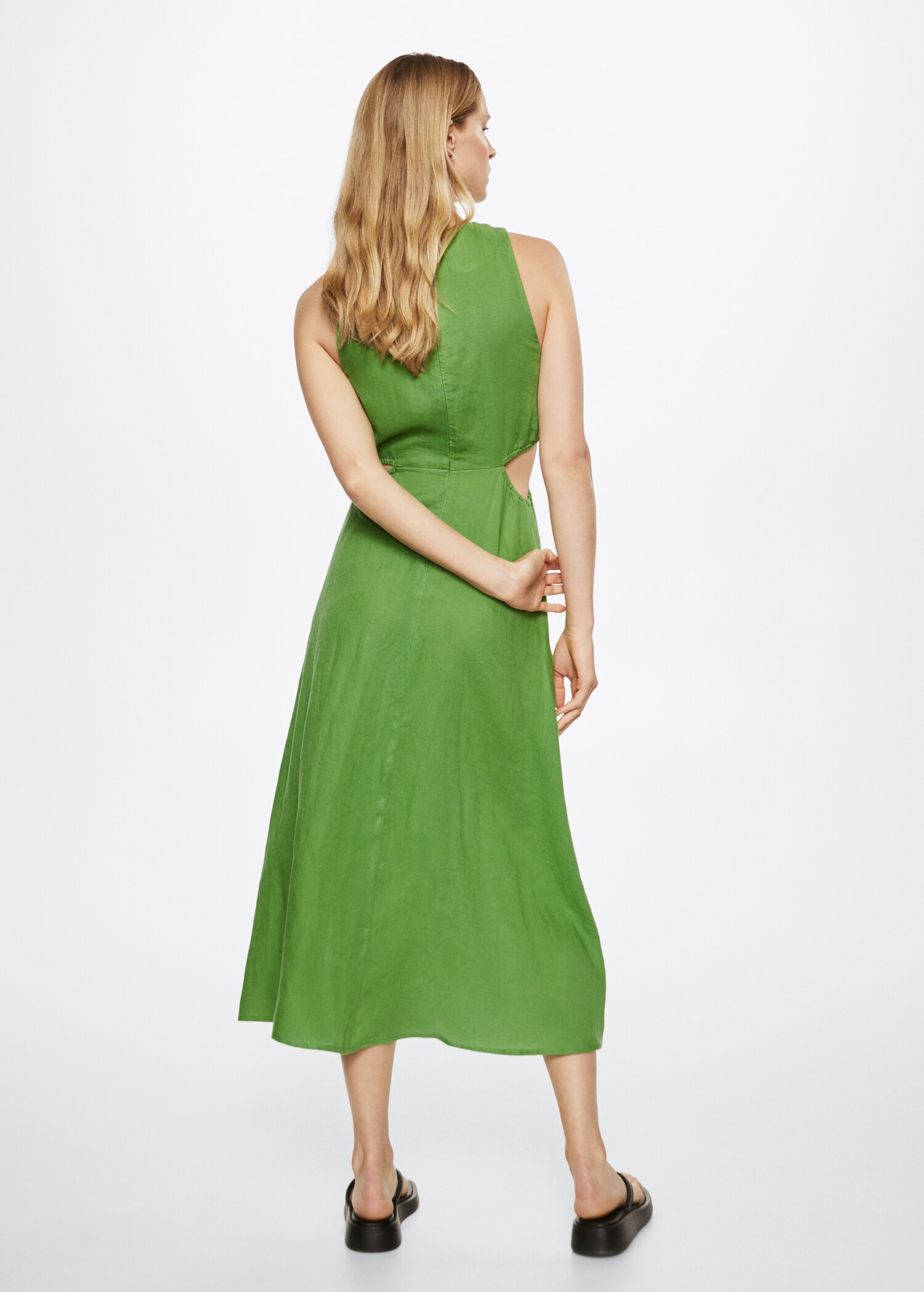 Vestido de 100% de linho - Verso do artigo