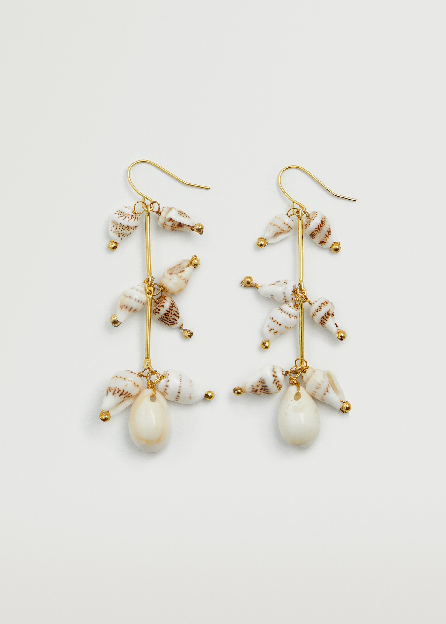 Pendientes concha combinados - Artículo sin modelo