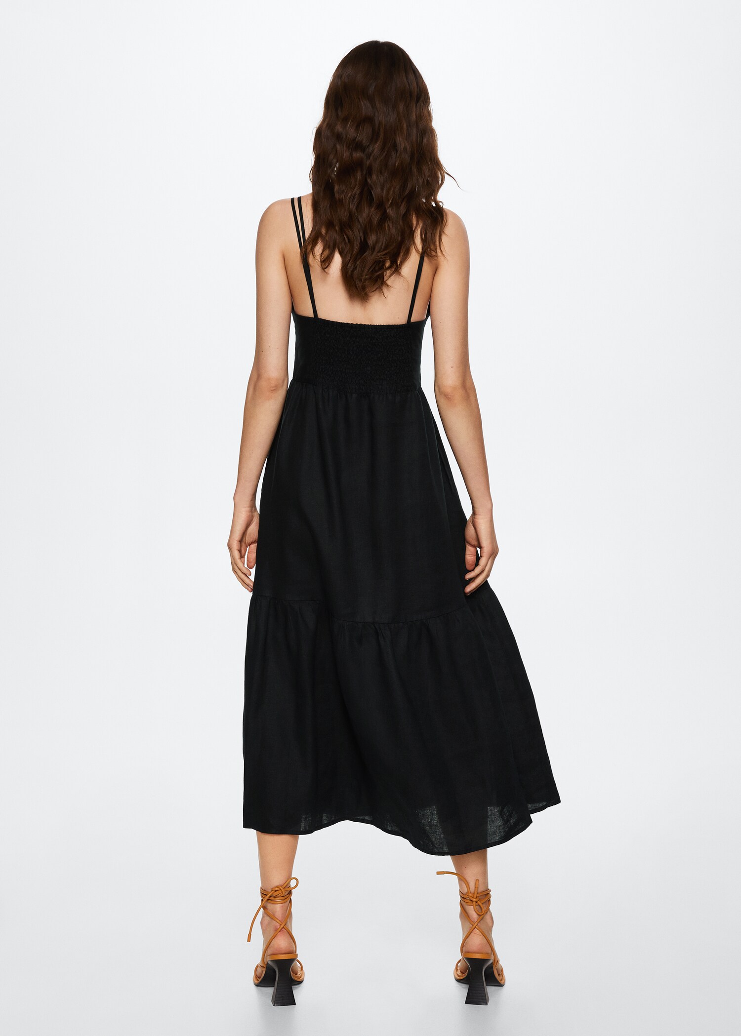 Vestido de 100% de linho - Verso do artigo