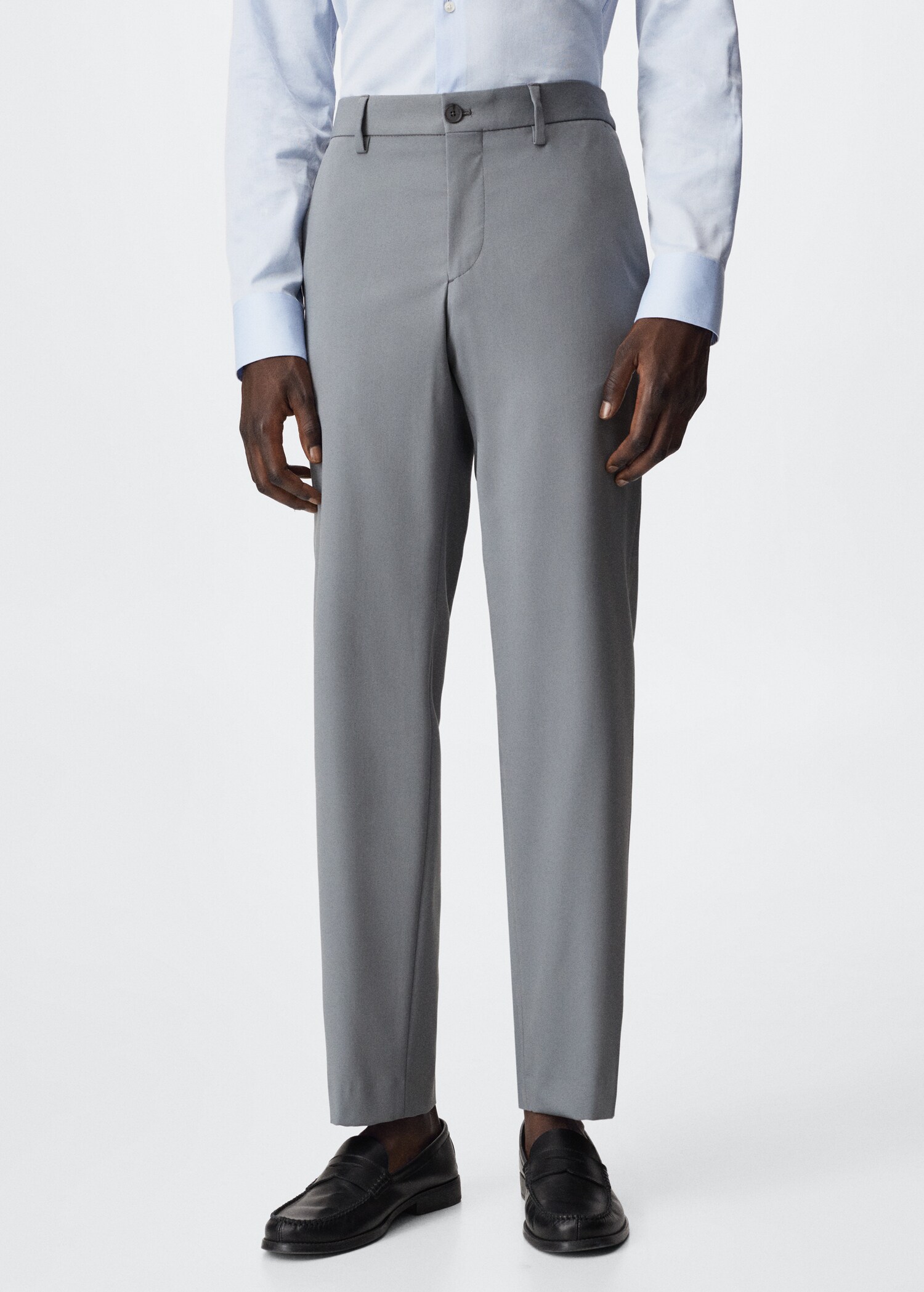 Pantalon costume relaxed-fit  - Plan moyen