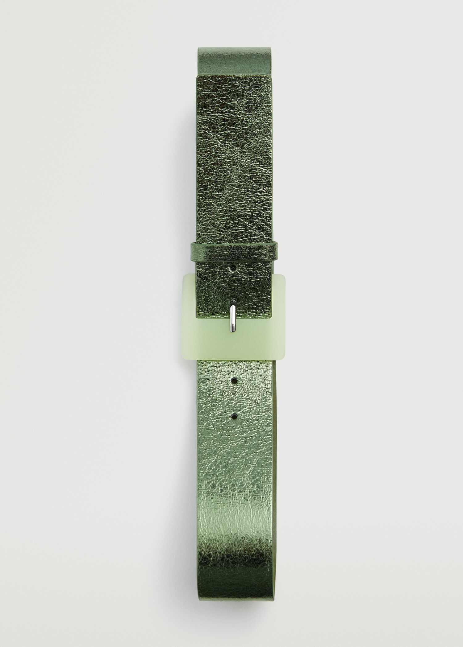Buckle metallic belt - Medium plane