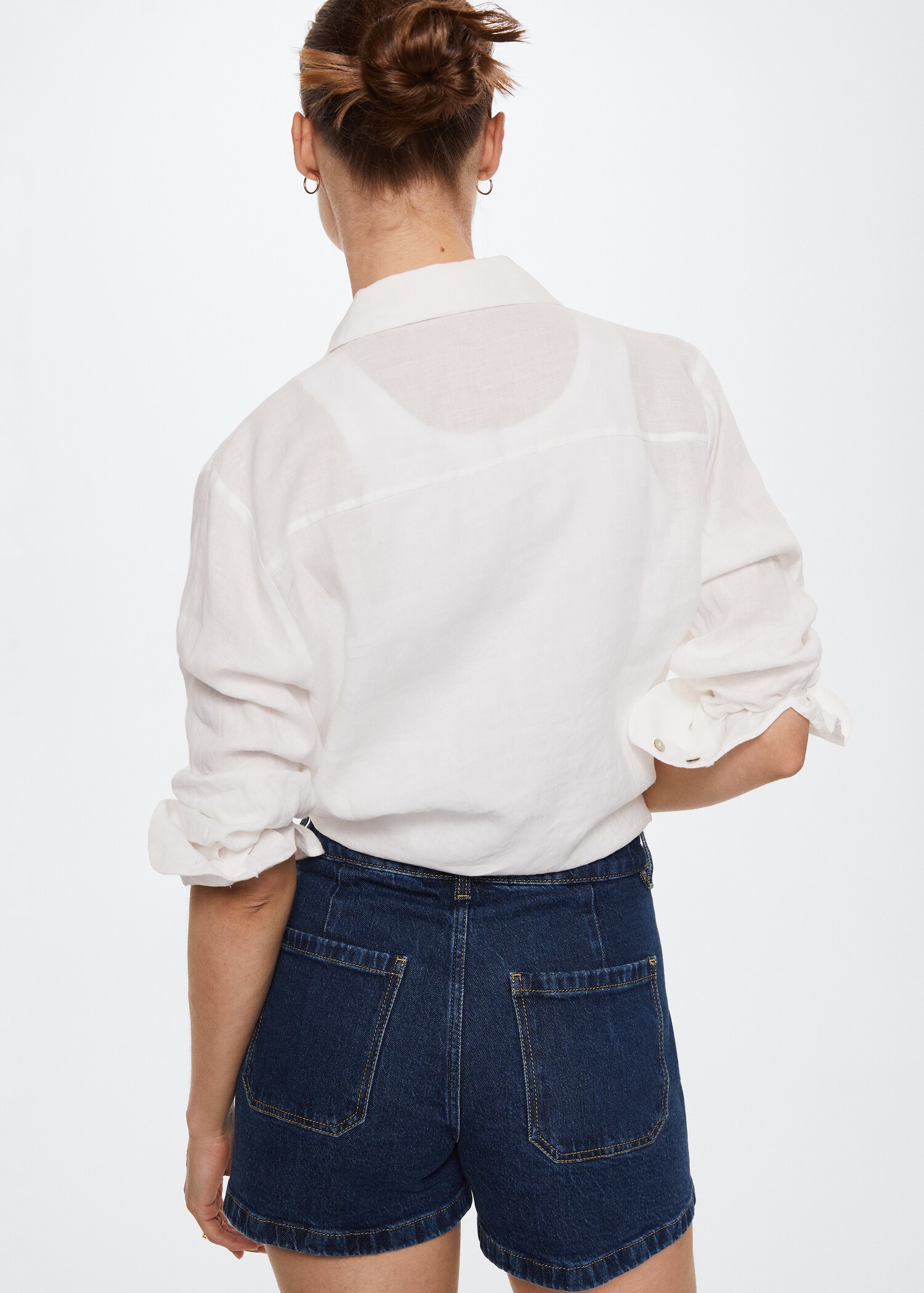Short vaquero slim - Reverso del artículo