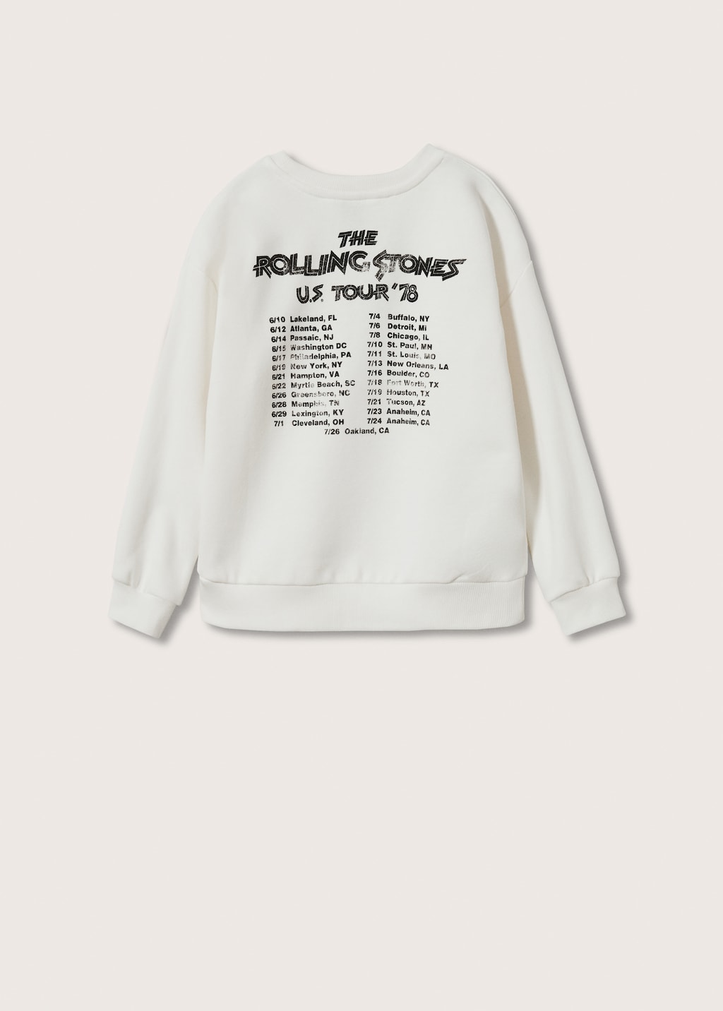 Sweat shirt Rolling Stones Enfants MANGO Maurice