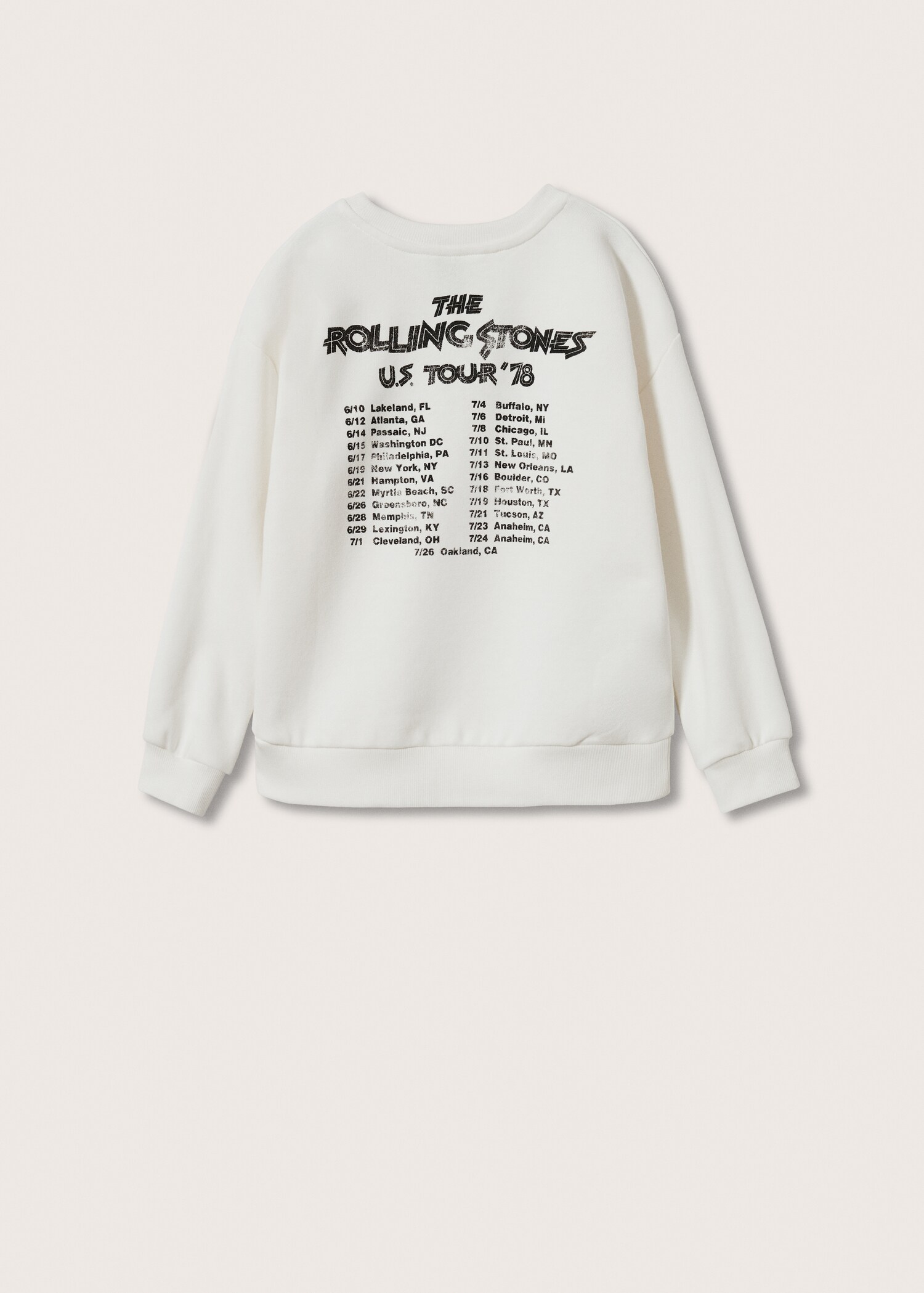 Sweatshirt Rolling Stones - Rückseite des Artikels
