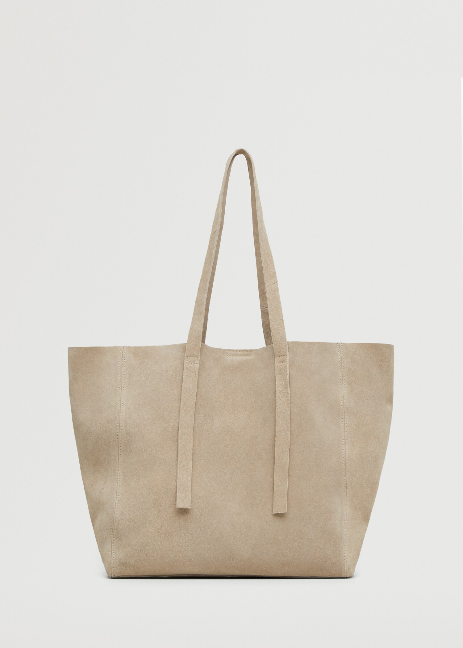 Leather shopper bag - Article without model