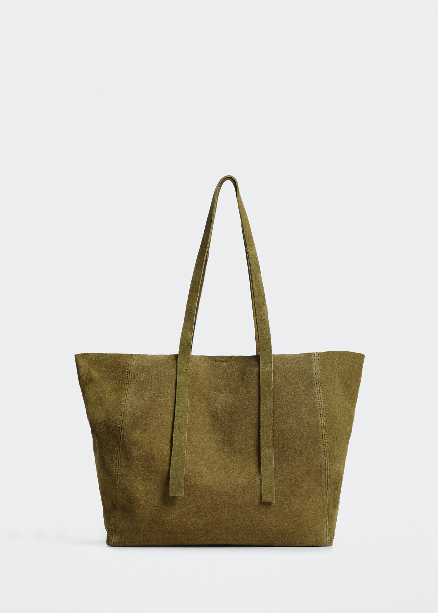 Leather shopper bag - Article without model