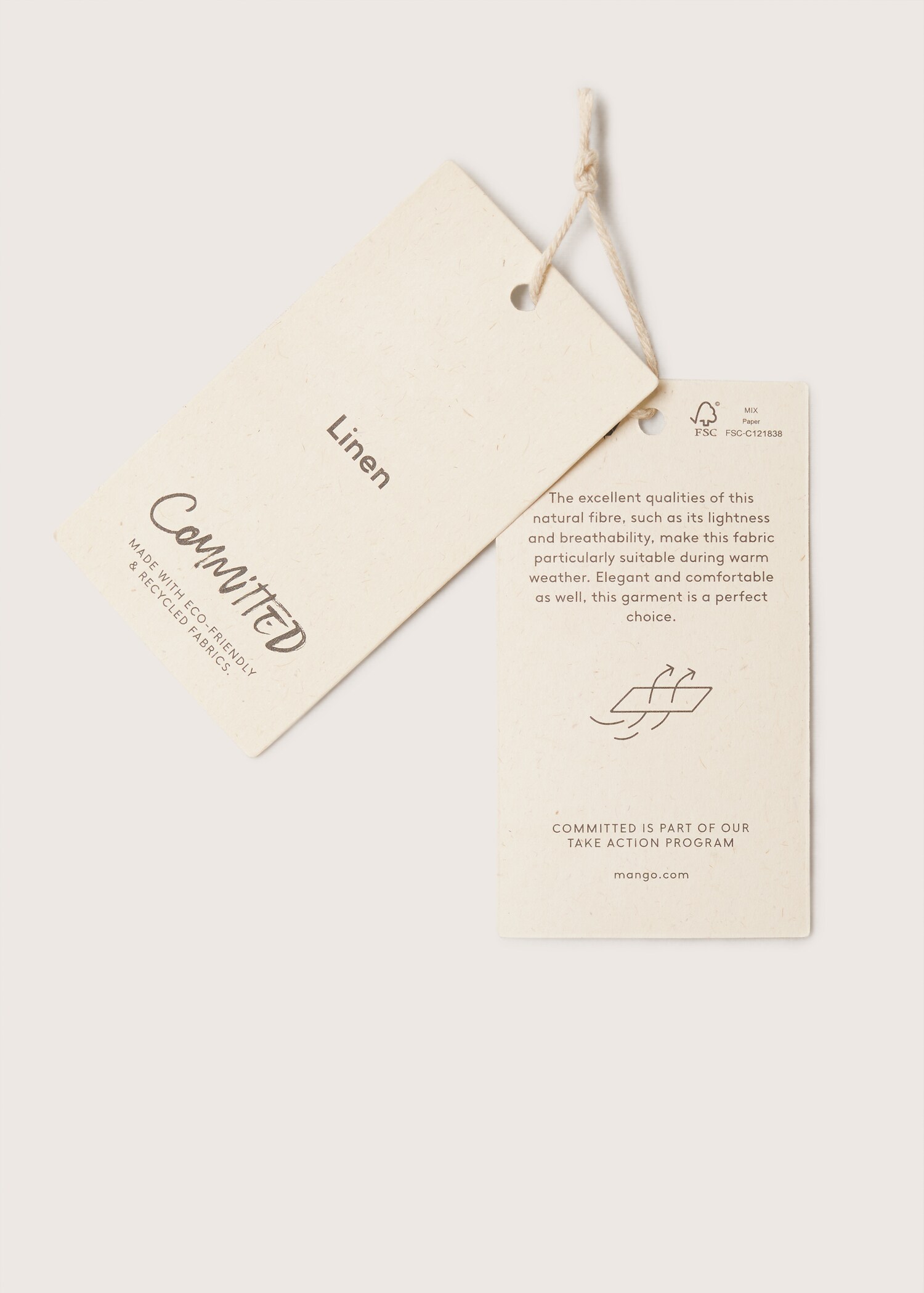 Linen 100% shirt - Details of the article 9