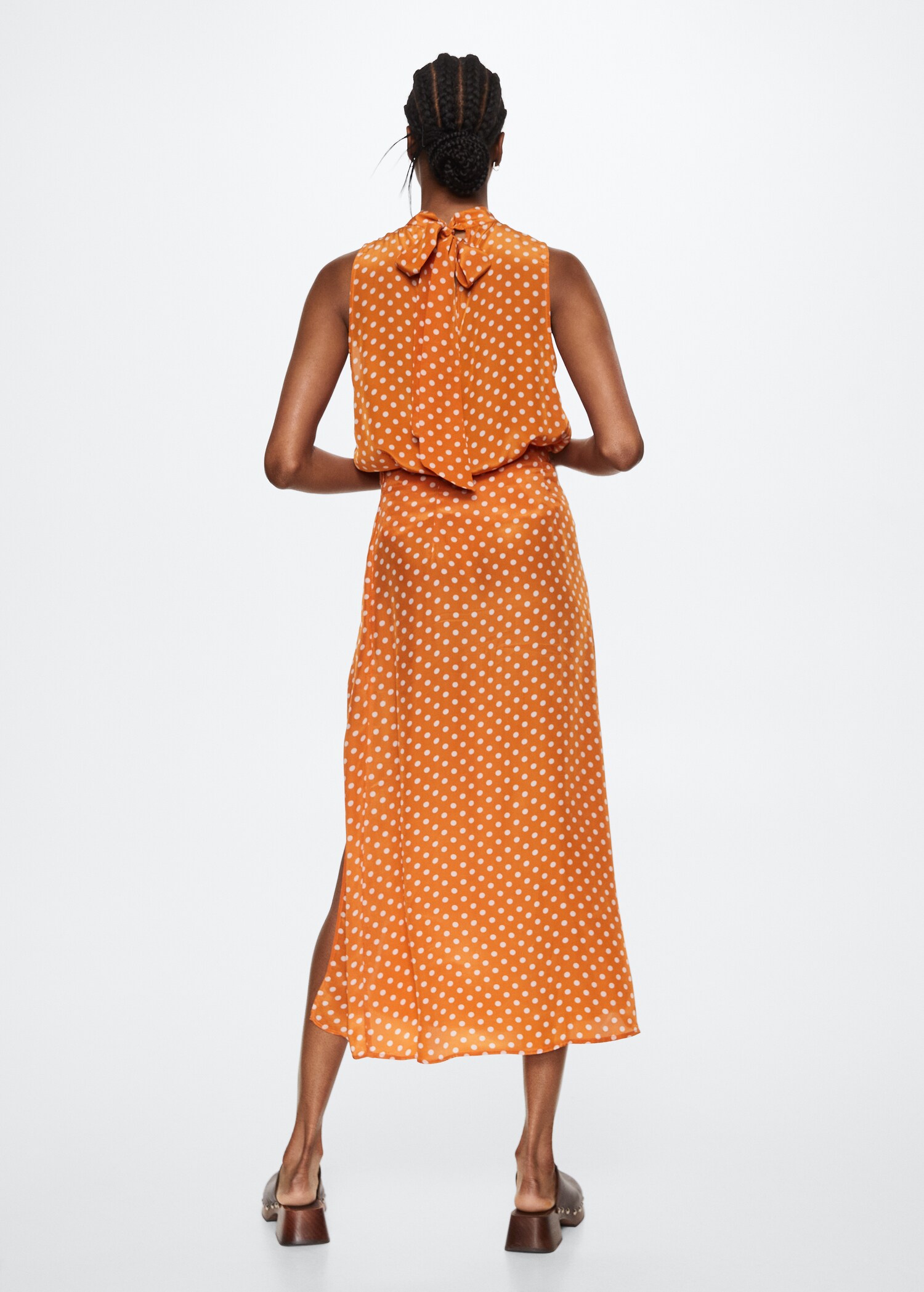 Satin print blouse - Reverse of the article